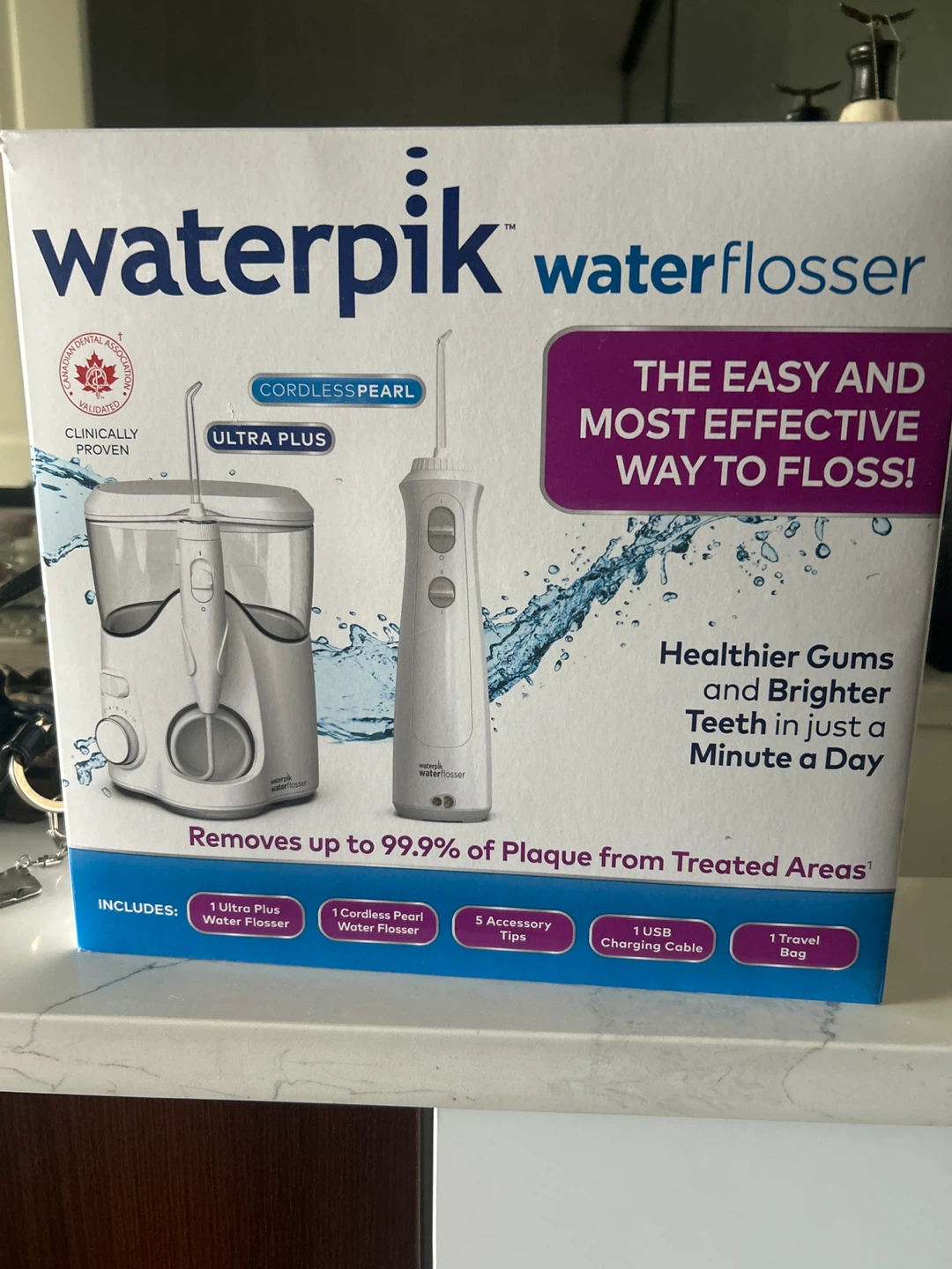 Waterpik Water Flosser Set - Ultra Plus & Cordless Pearl