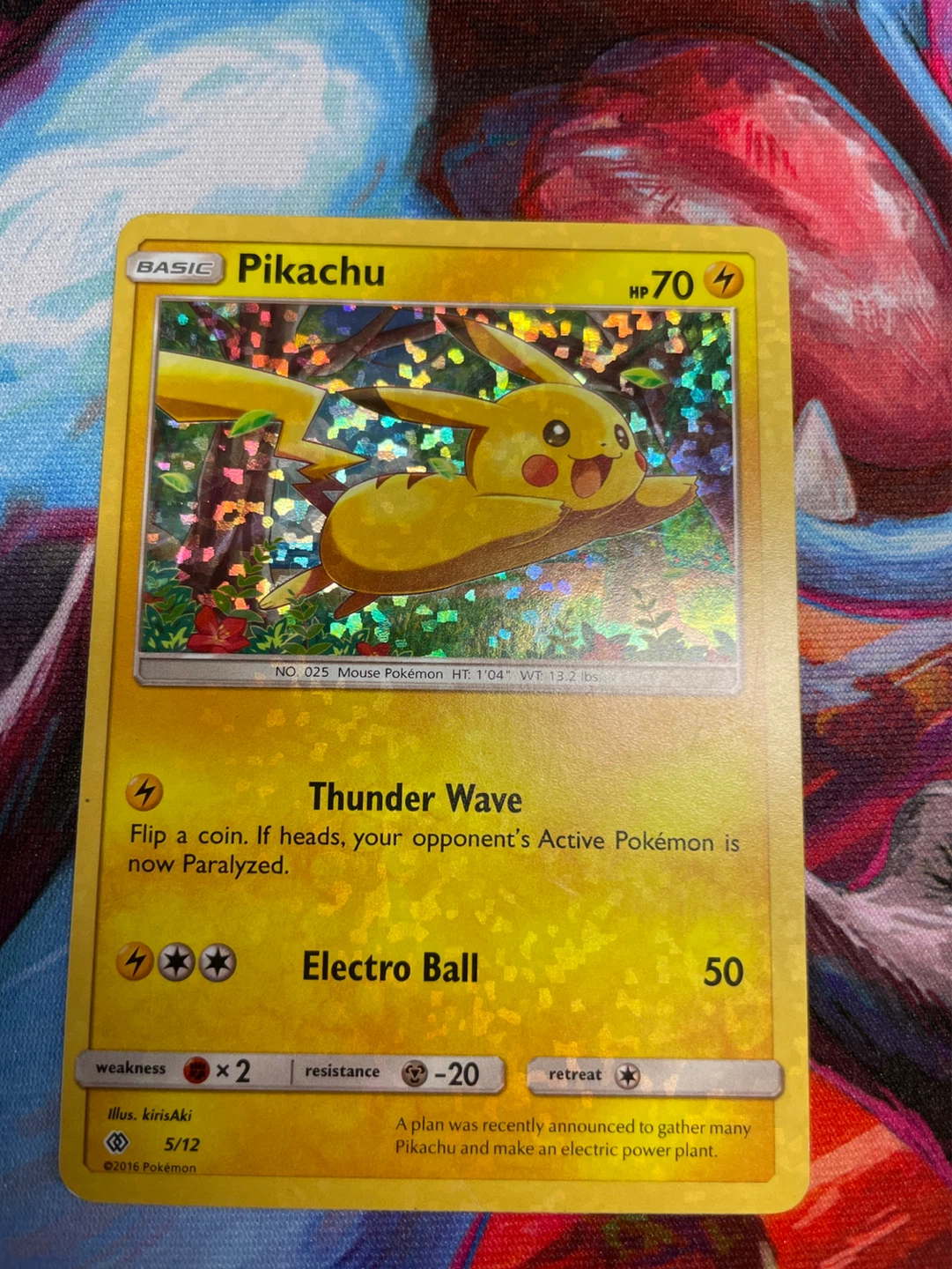 Pokemon Pikachu Basic Trading Card