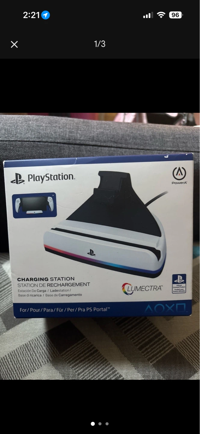 PowerA Lumectra Charging Station for PlayStation Portal