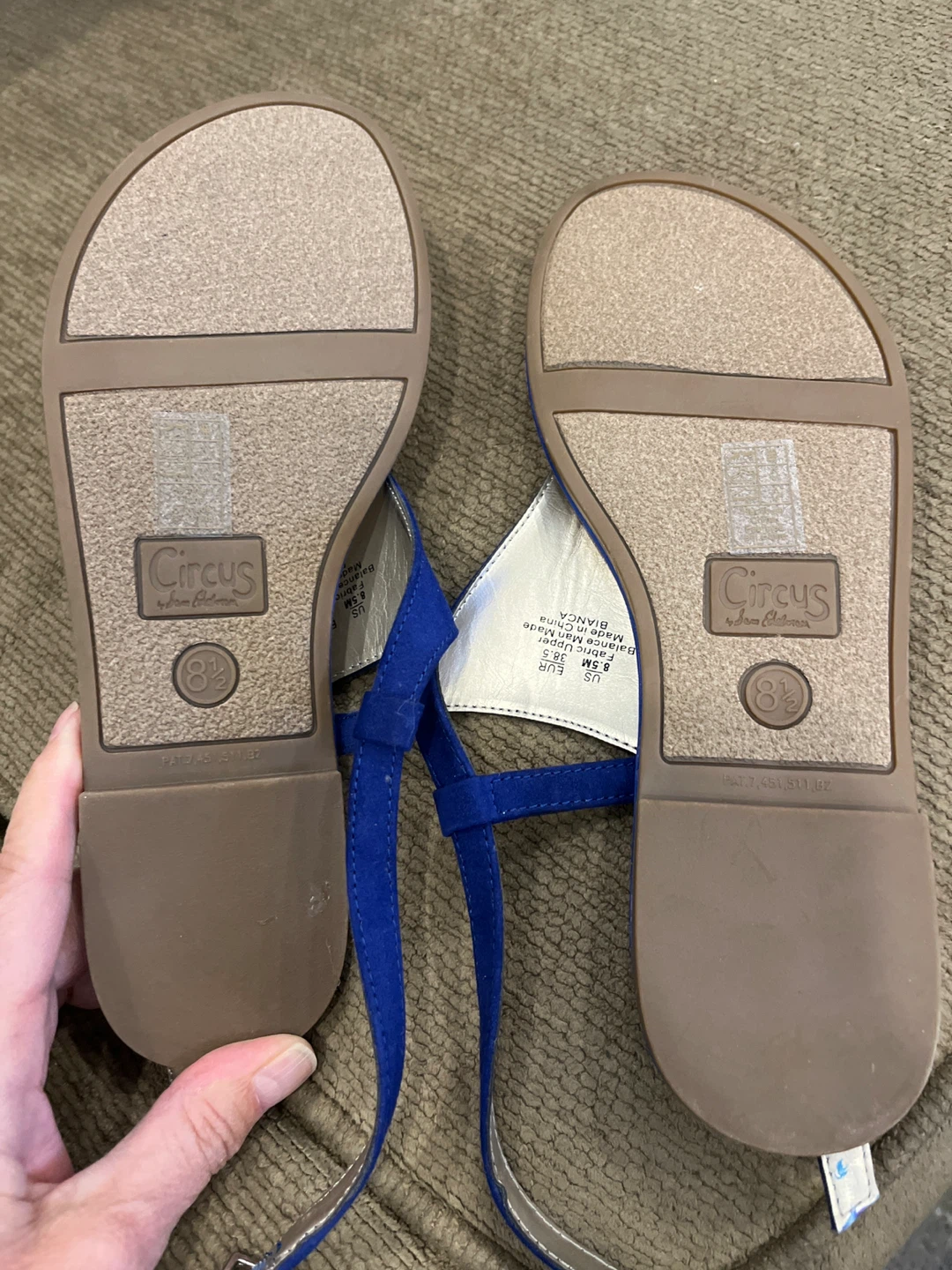 NEW Circus Sam Edelman blue Sandals 8.5 - photo 3