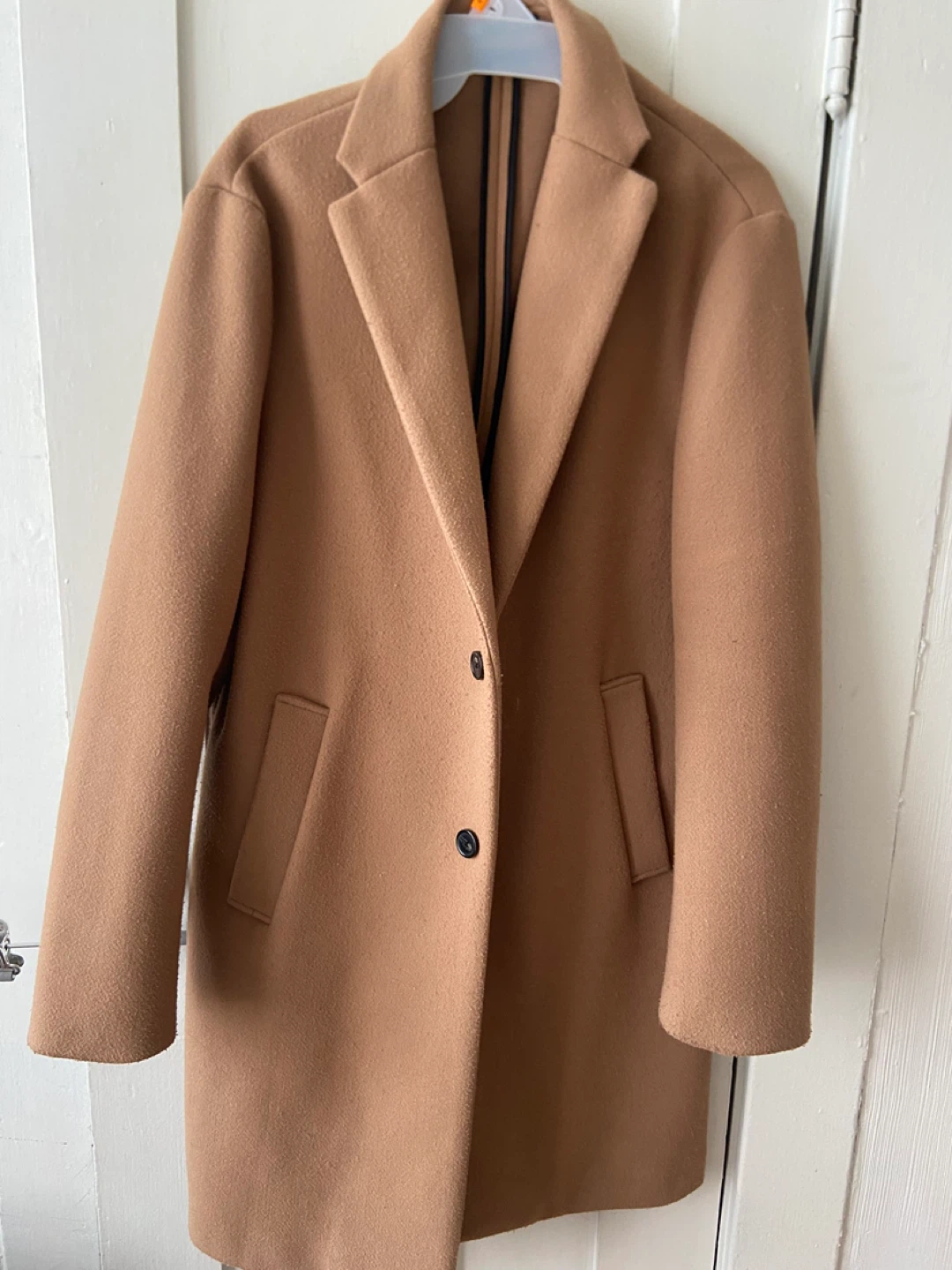 ZARA Camel Wool Blend 1 Way Coat - photo 2