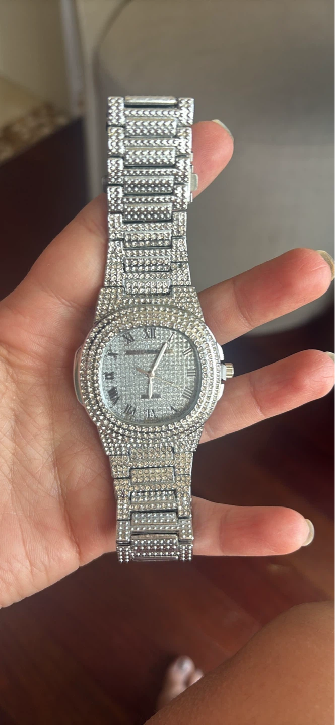 Rhinestone Quartz Watch