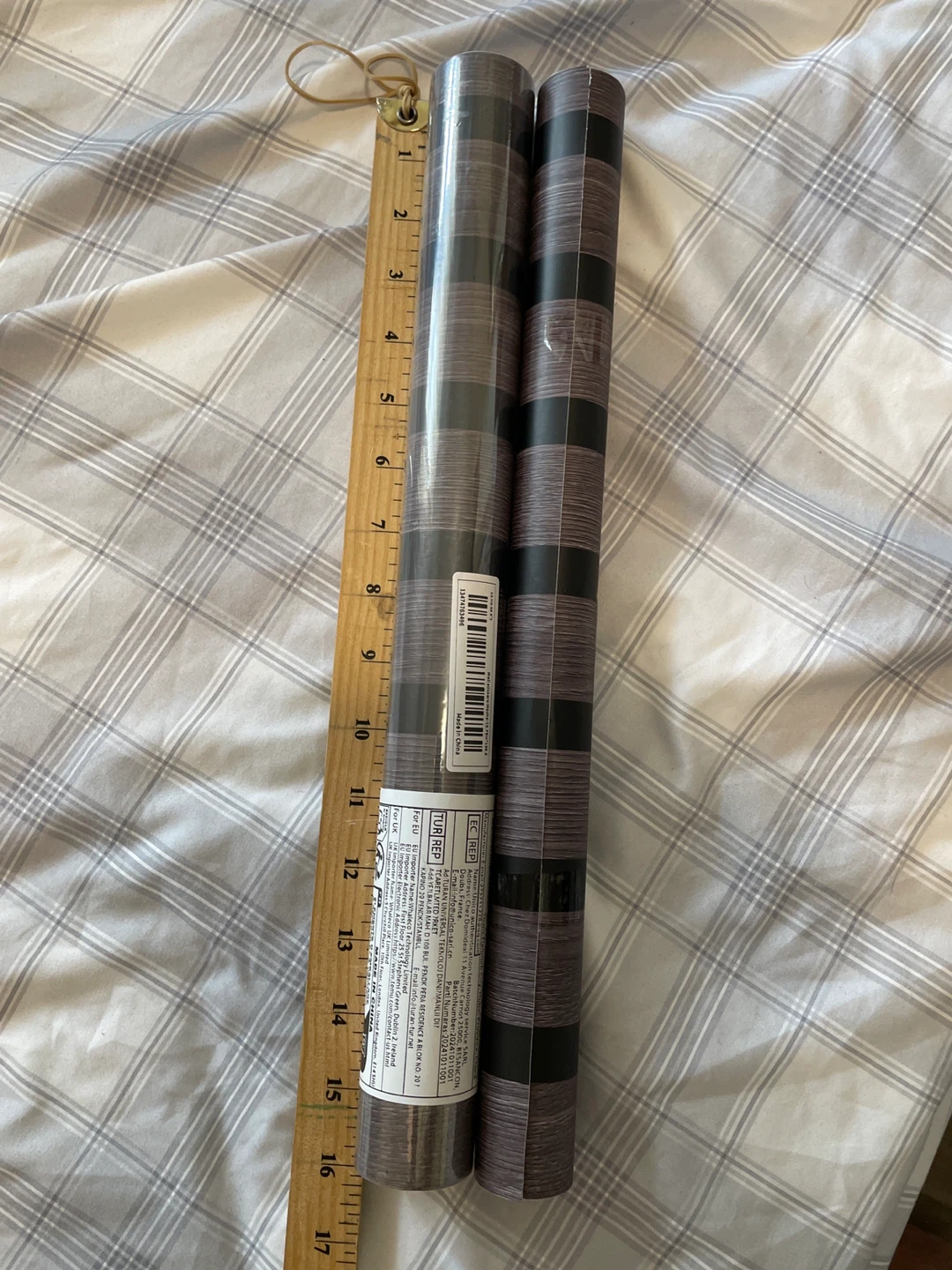 Mocha Wood Grain Peel and Stick Wallpaper (2 Rolls) - photo 2