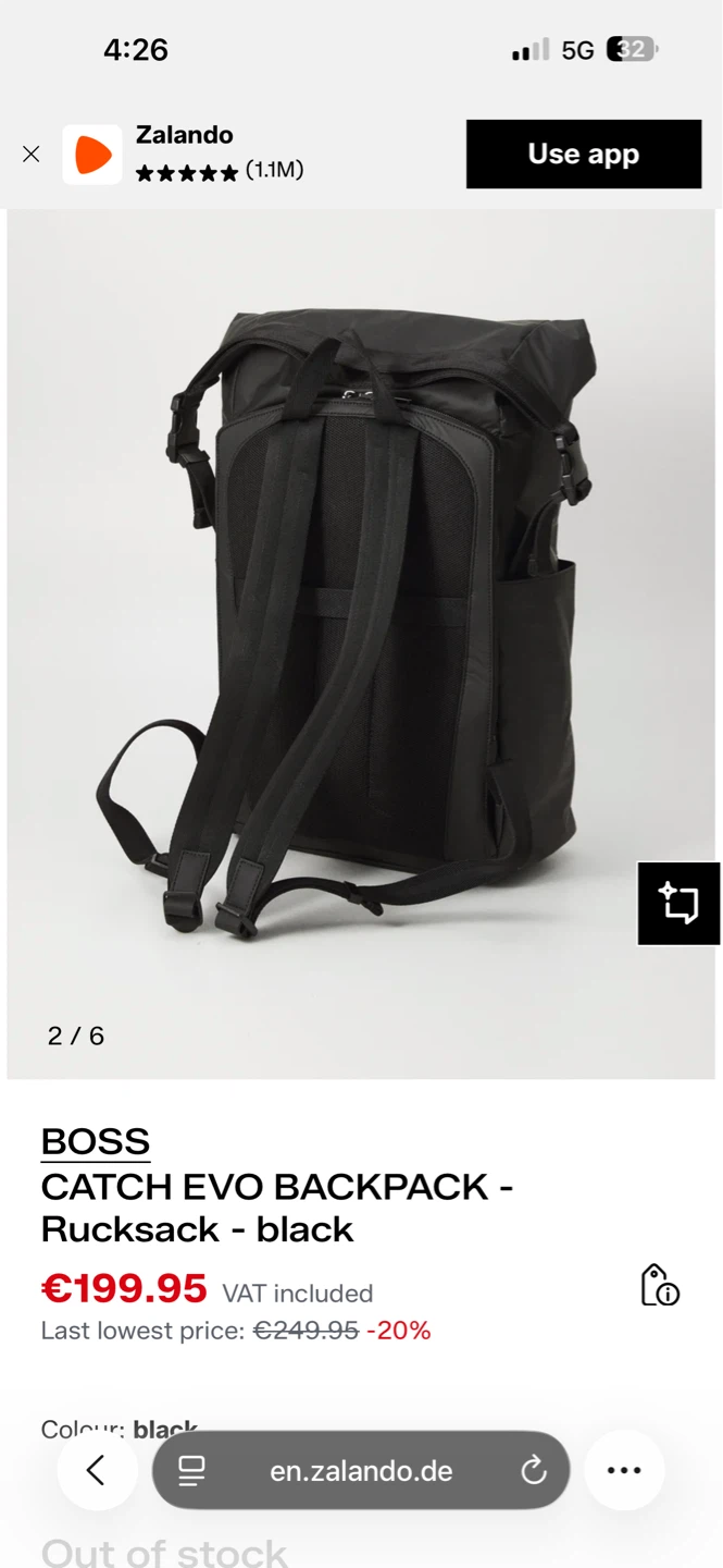 BOSS Catch Evo Backpack - Black - photo 2