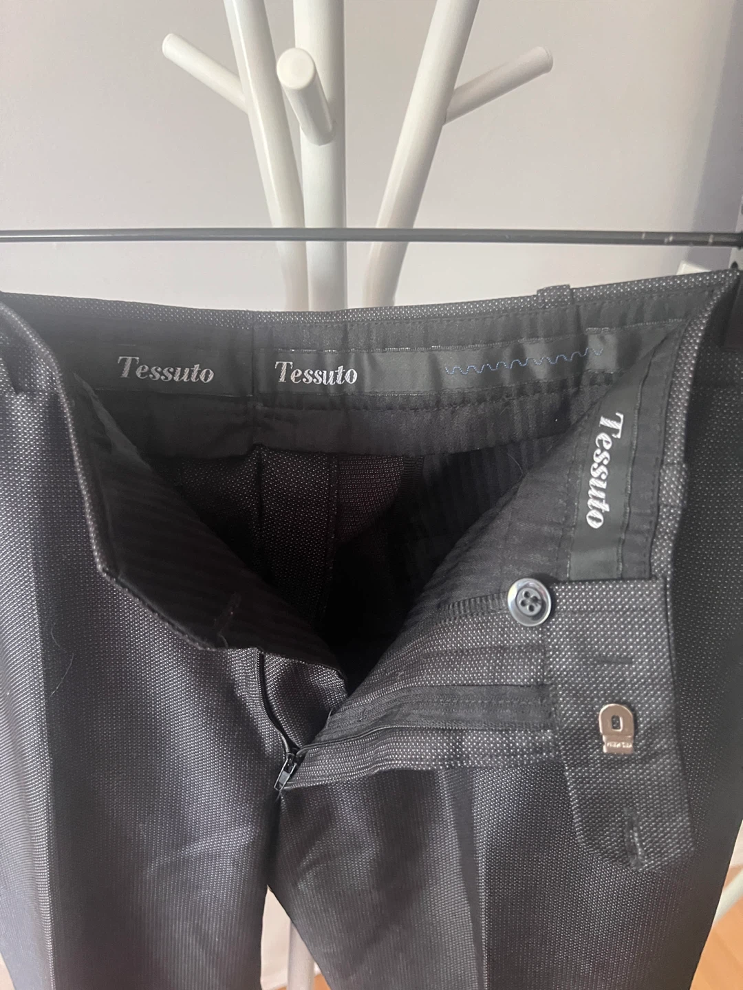 Tessuto Dress Pants Size 44 Black - photo 3