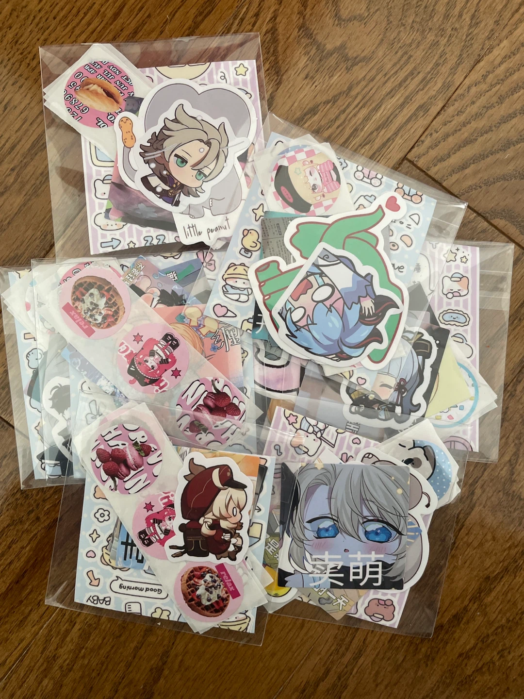 Assorted Anime Stickers Pack