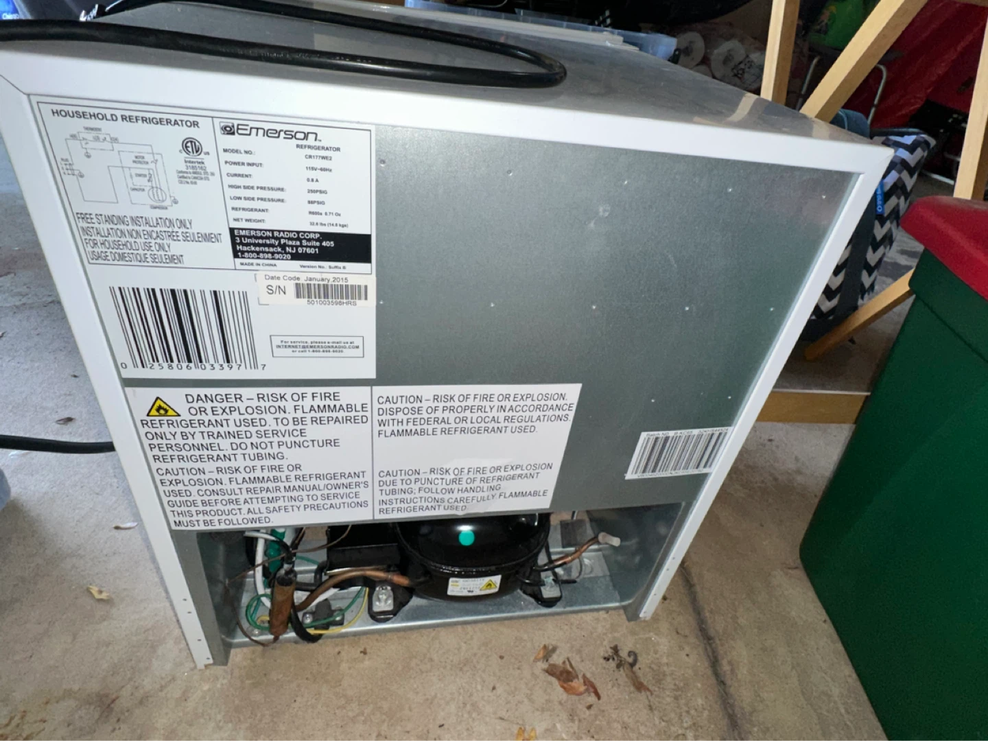 Emerson Mini Fridge - photo 5
