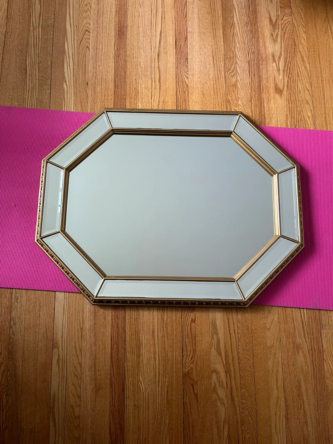 Octagon Gold Mirror
