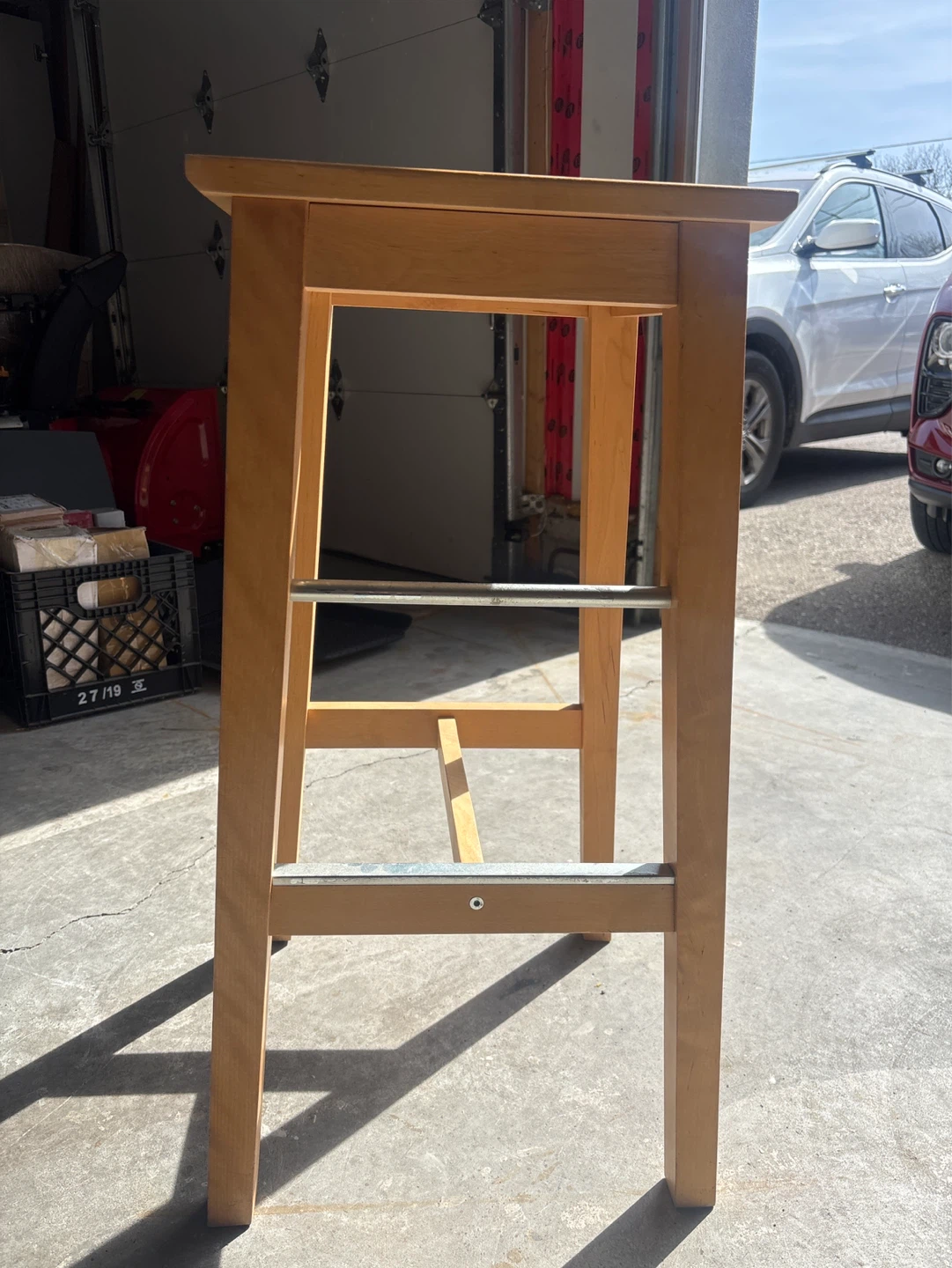 Wooden Bar Stool - photo 3