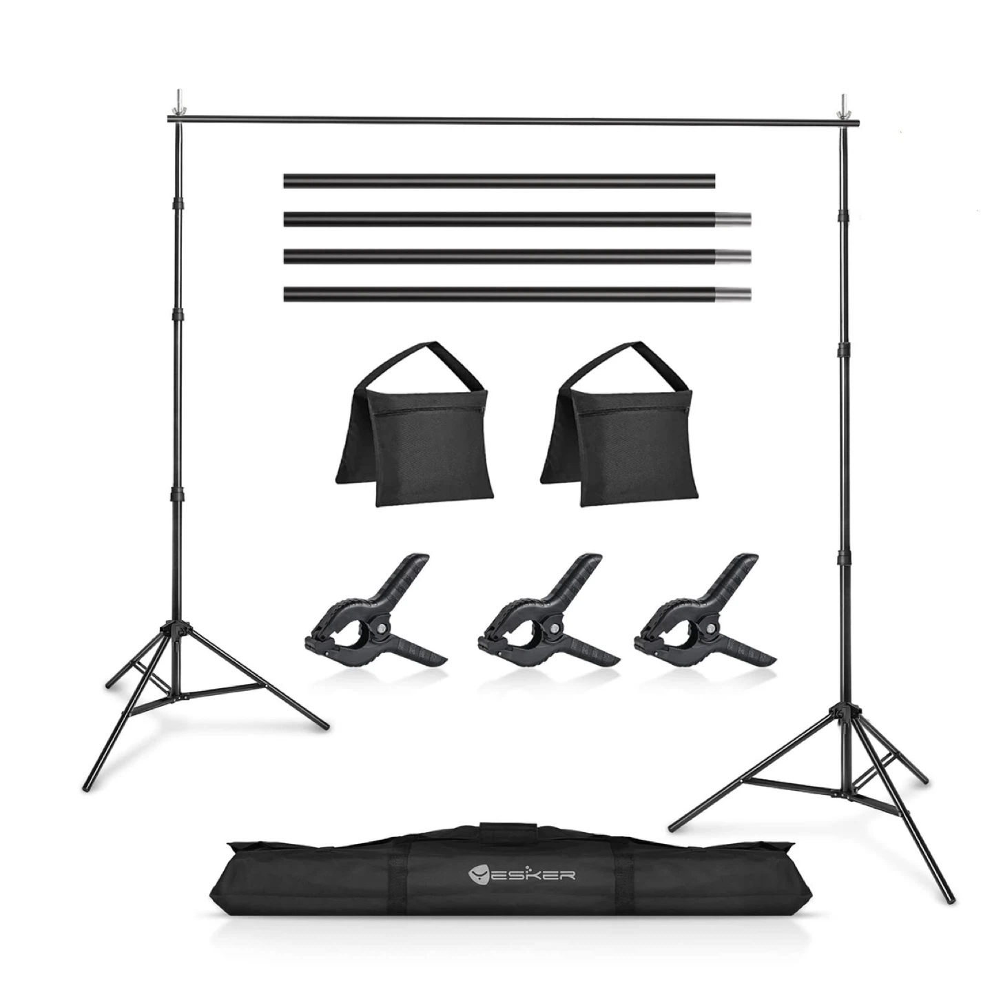 Yesker 10 X 10 ft Photo Video Studio Background Support Stand