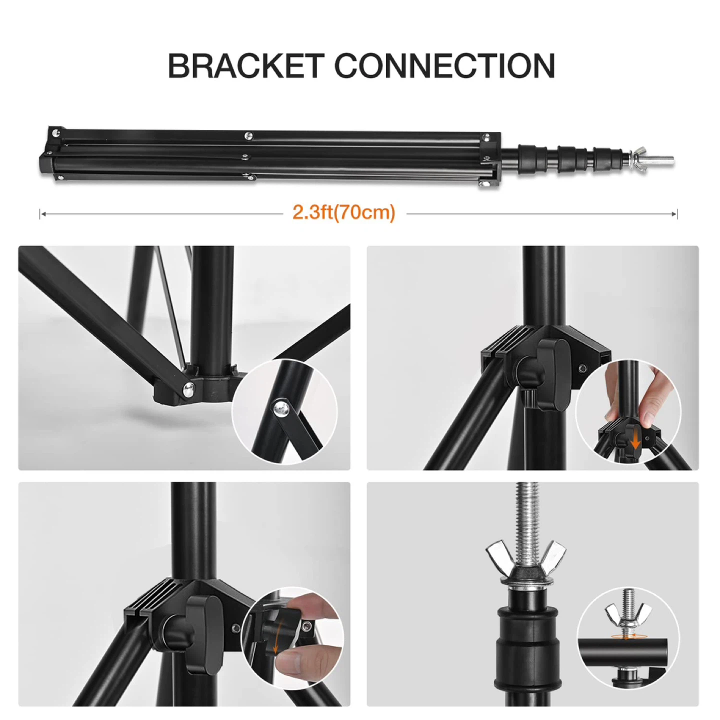 Yesker 10 X 10 ft Photo Video Studio Background Support Stand - photo 4