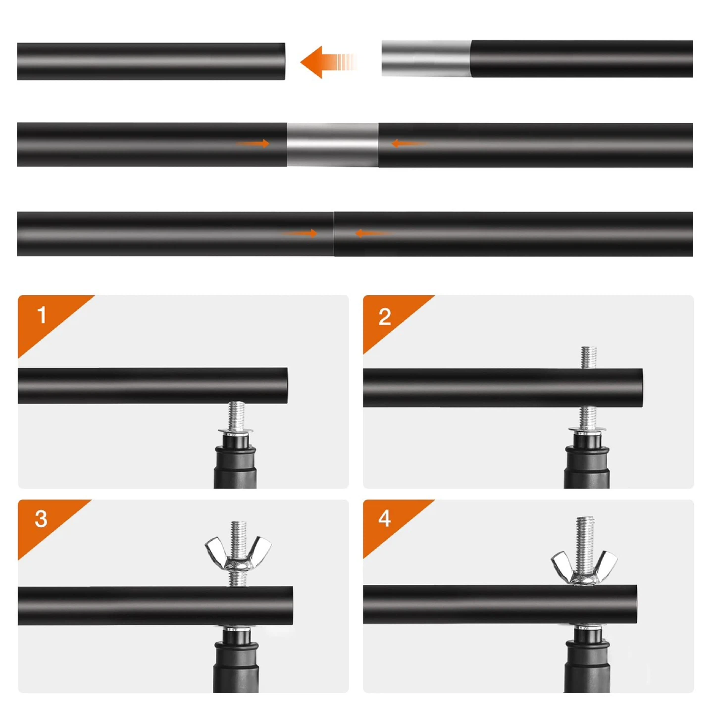 Yesker 10 X 10 ft Photo Video Studio Background Support Stand - photo 5