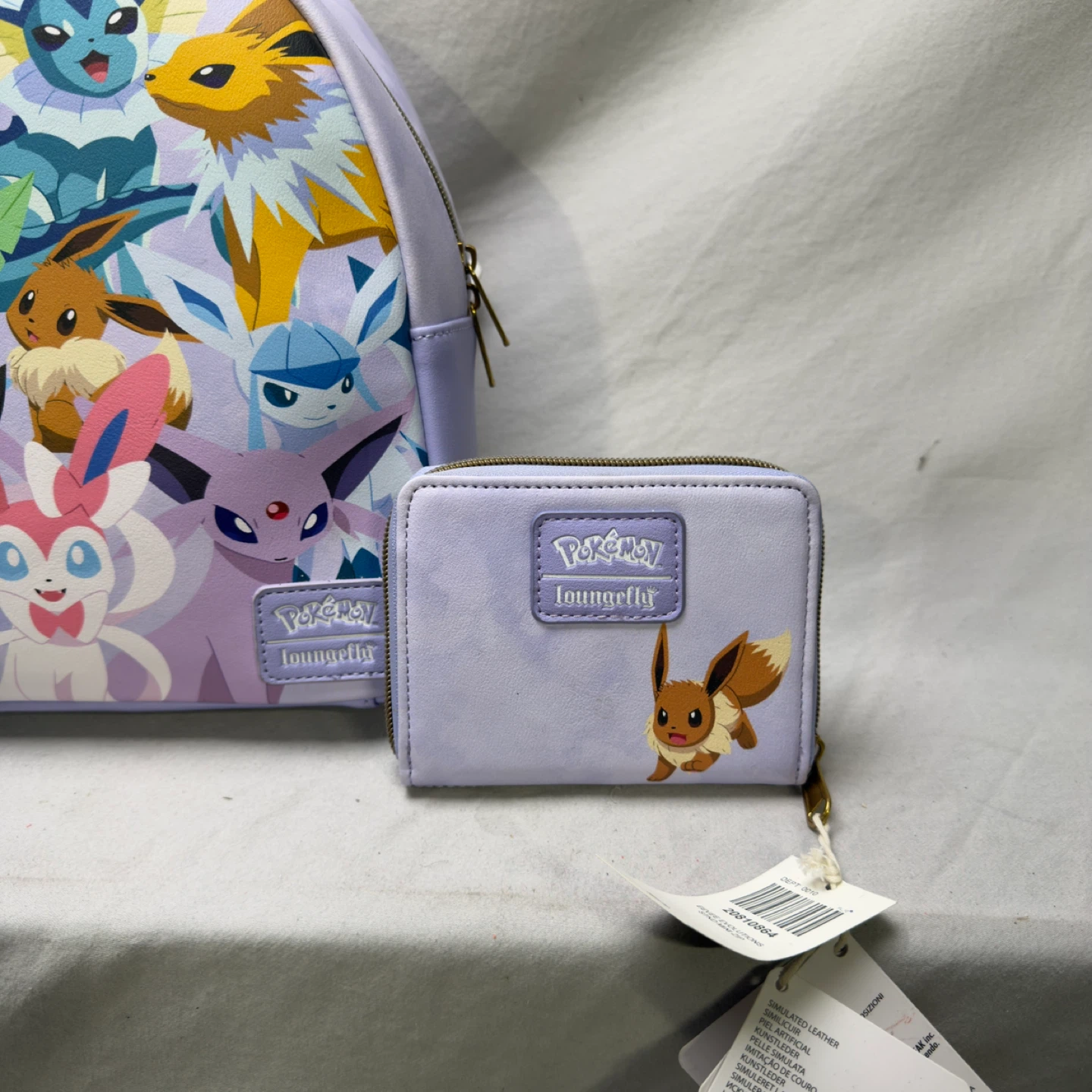 Loungefly Pokemon Eevee Evolutions Mini Backpack and Wallet Set - photo 5