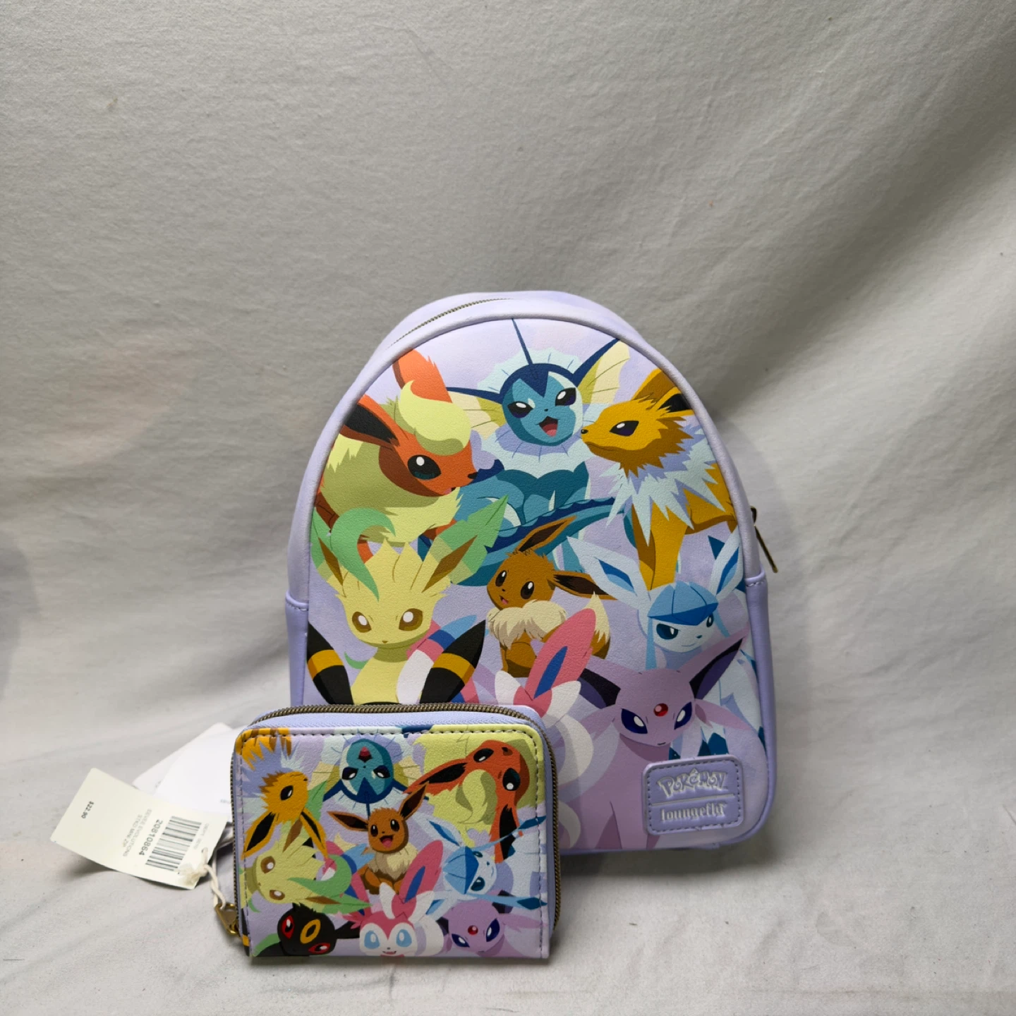 Loungefly Pokemon Eevee Evolutions Mini Backpack and Wallet Set - photo 3