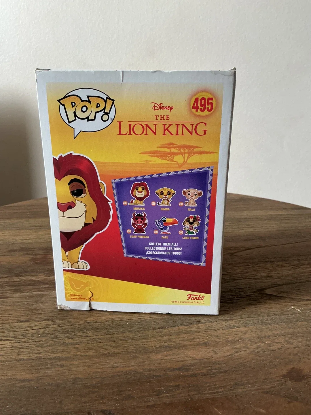 Funko Pop! Disney The Lion King Mufasa #495 Vinyl Figure - photo 3
