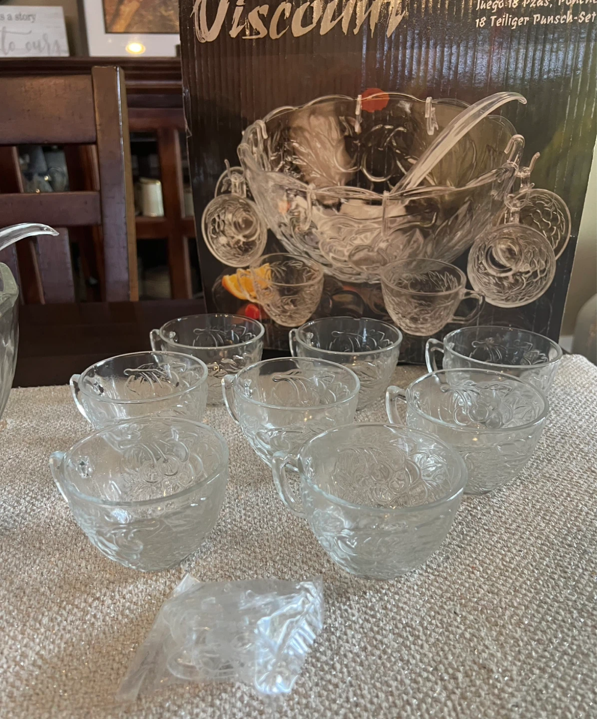 Vintage Punch Bowl Set - photo 3