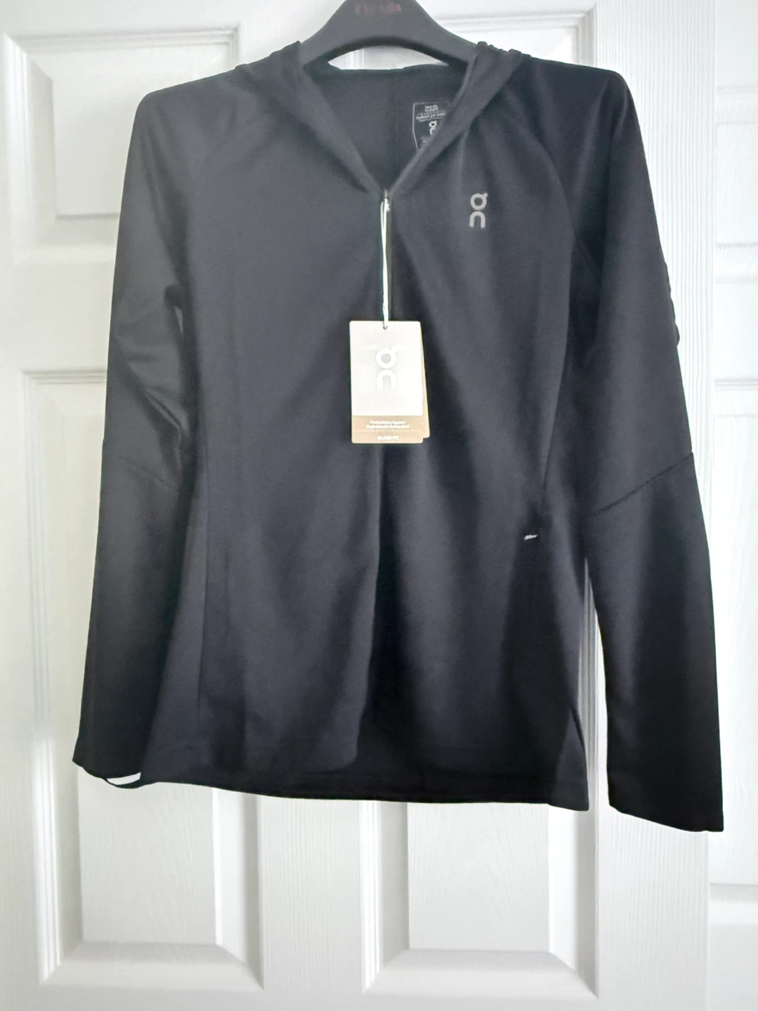 On Climate Zip Hoodie - Black, Size S