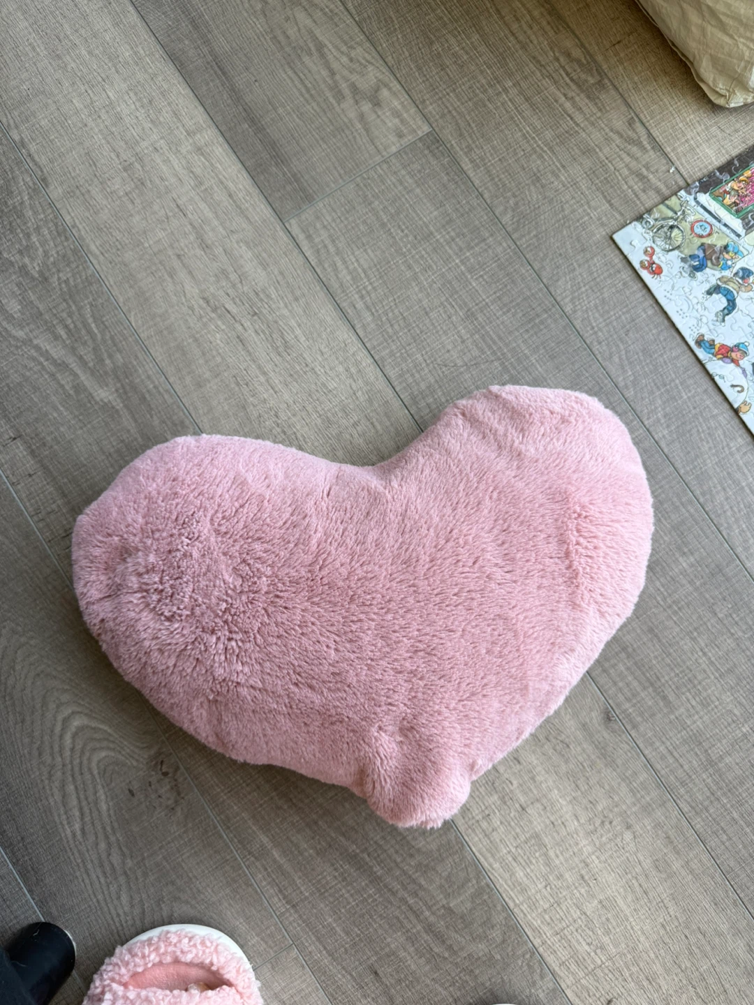 Pink Heart Plush Pillow - photo 3