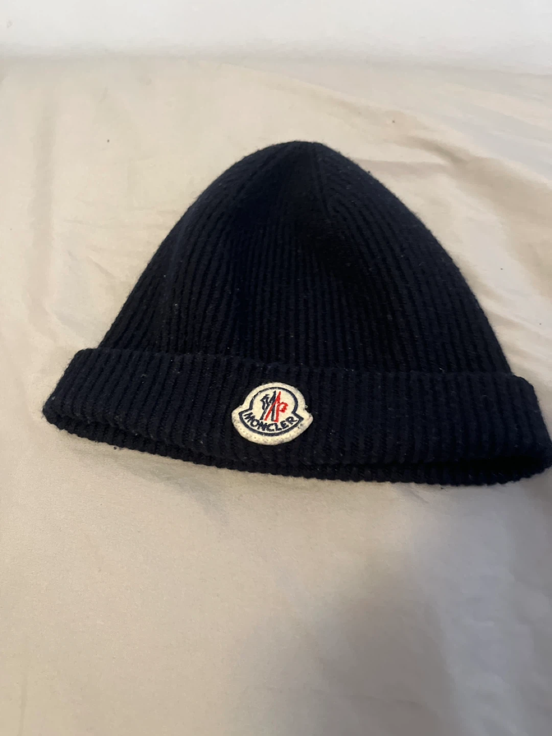 Moncler Navy Beanie Hat