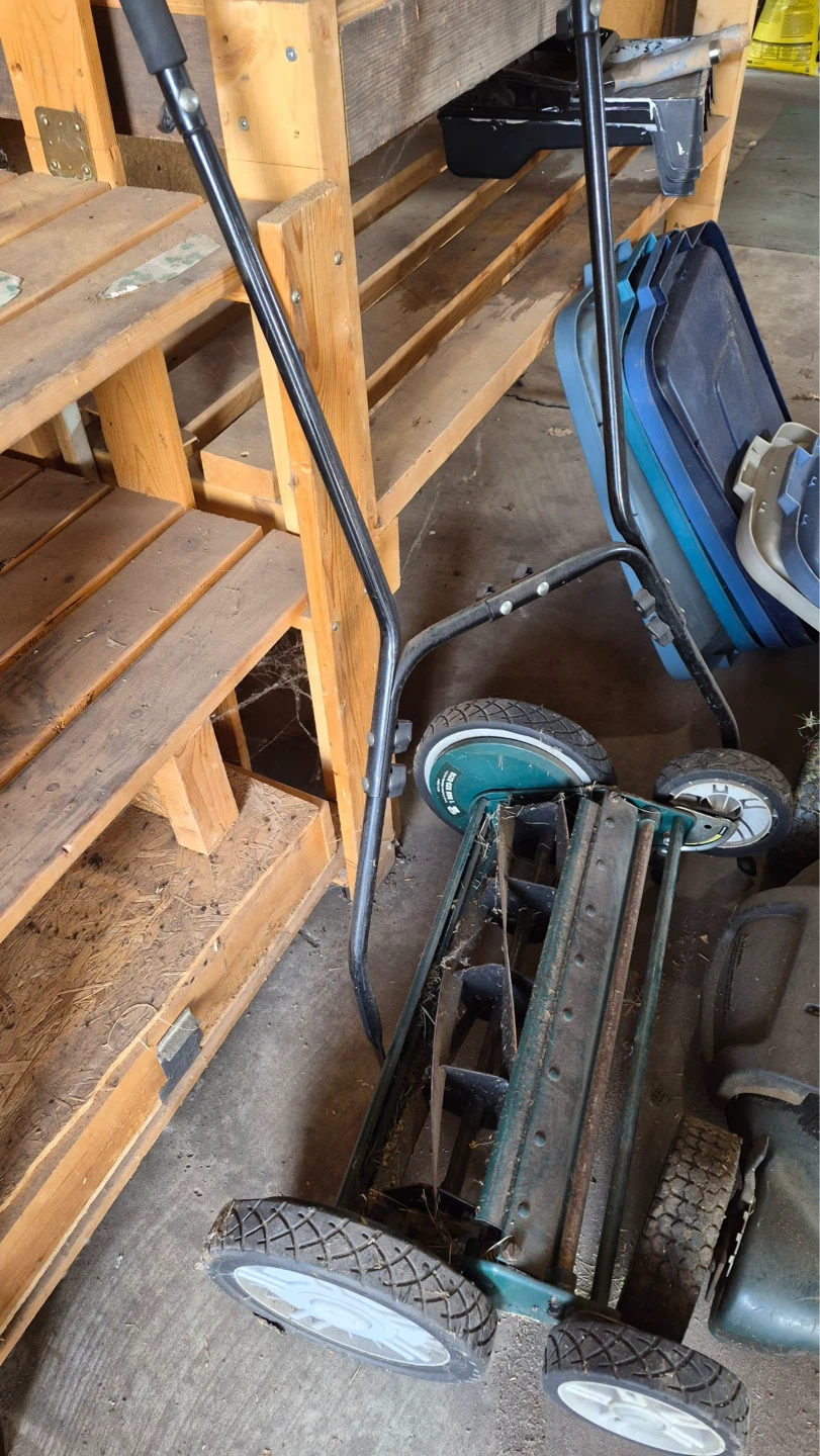 Green Reel Mower