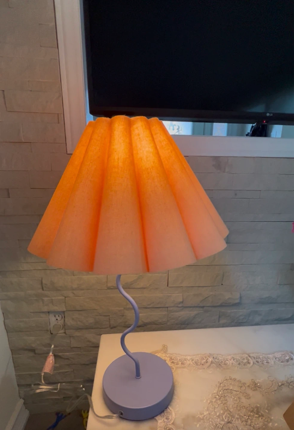 Pleated Table Lamp Shade