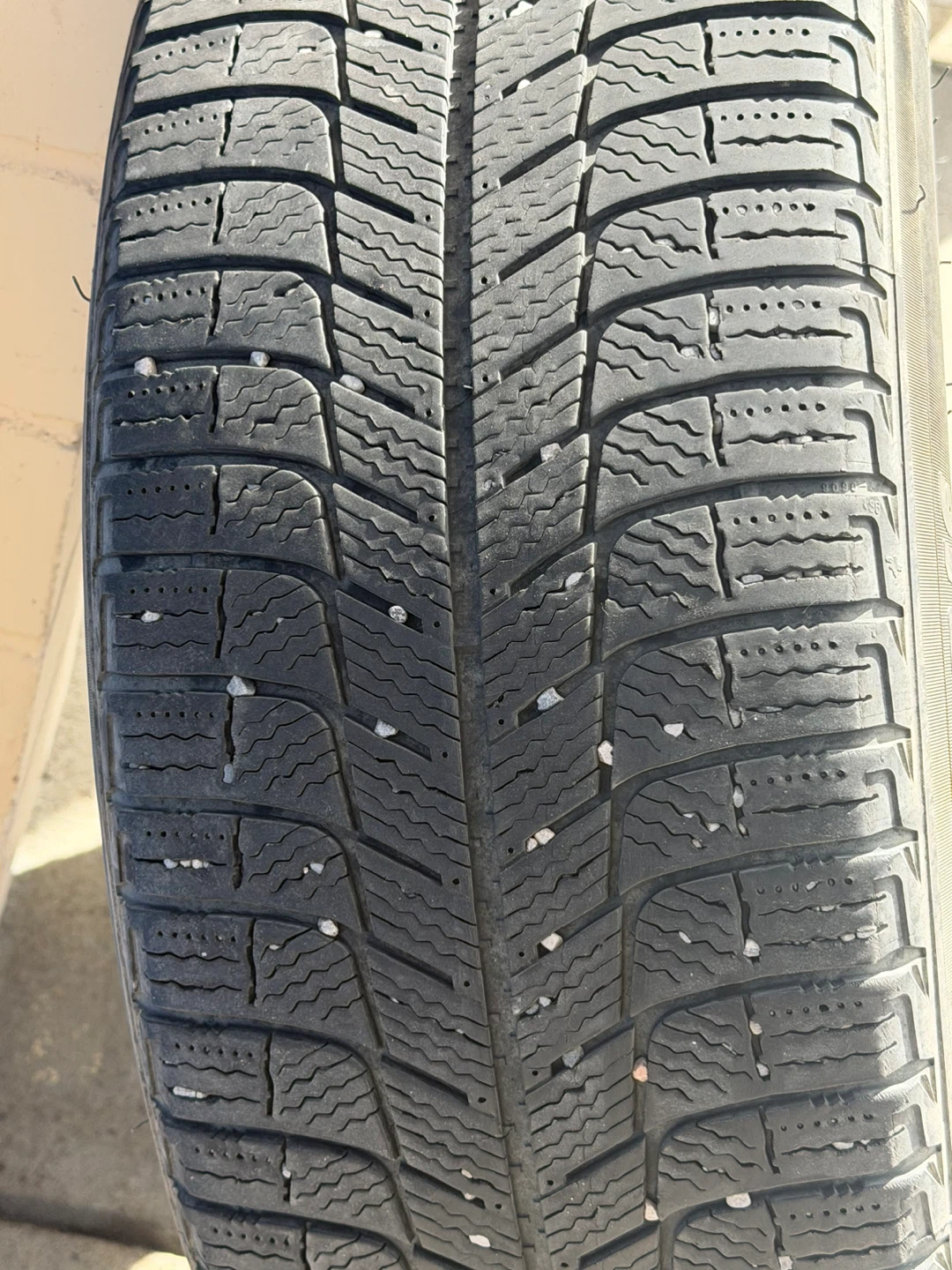 215/55R16 Tire on Steel Rim