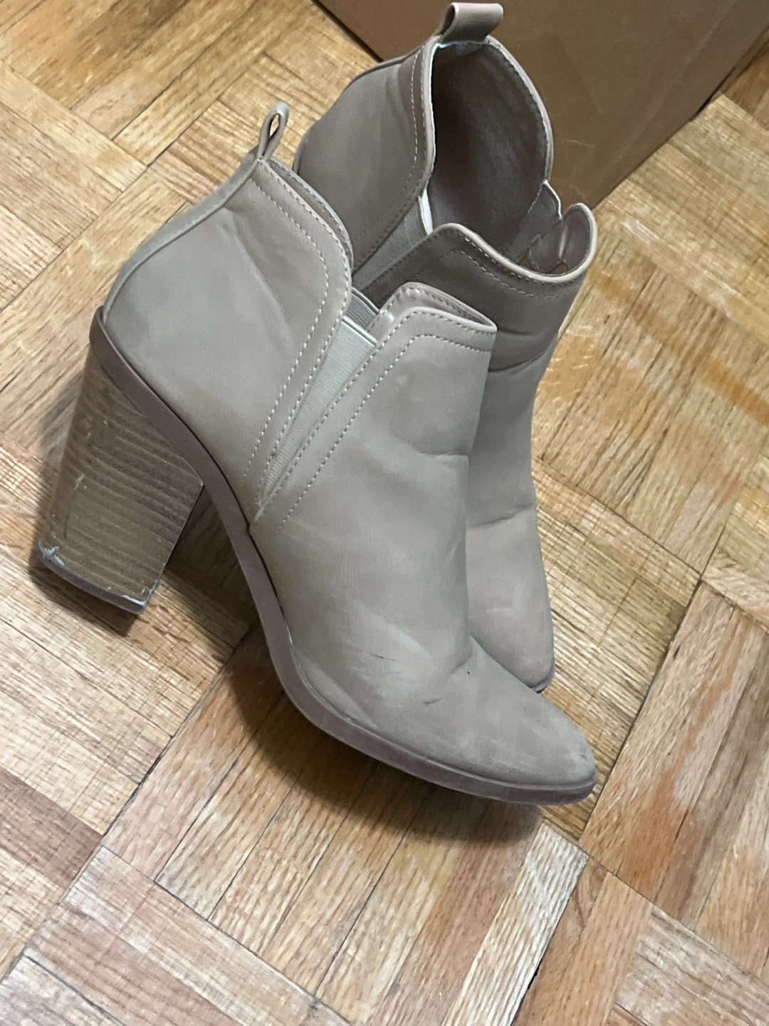 Women's Beige Ankle Boots - photo 2