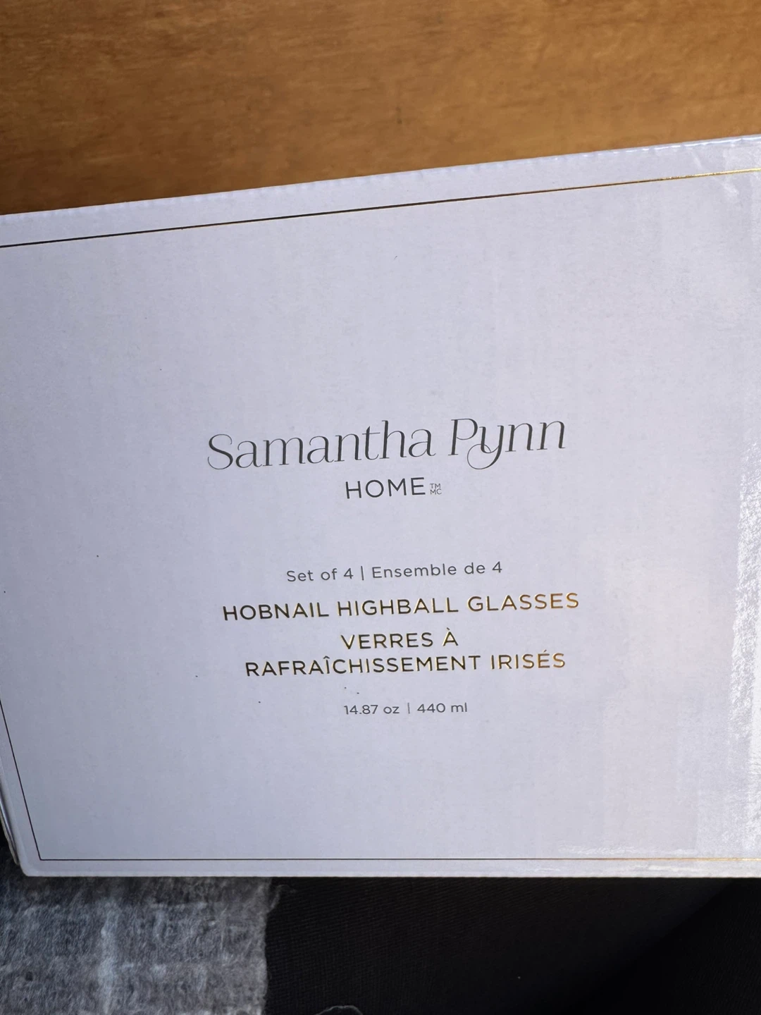 Samantha Pynn Set of 4 Hobnail Highball Glasses Pink - photo 3