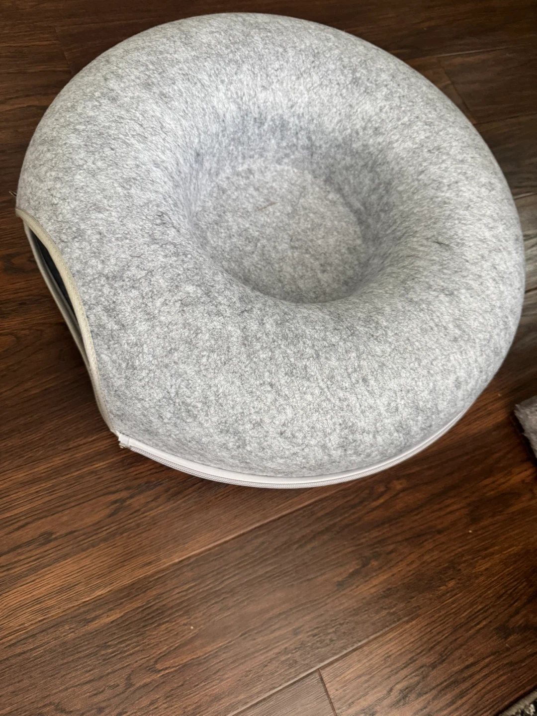 Grey Felt Cat Bed/Cave - photo 2