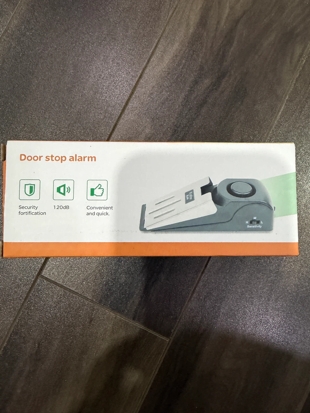 Door Stop Alarm- 3 Pack(2white brand new and 1 black used) - photo 2