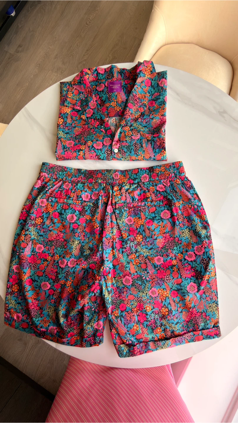 Men’s Simons Set: Floral Shirt + Shorts - photo 2