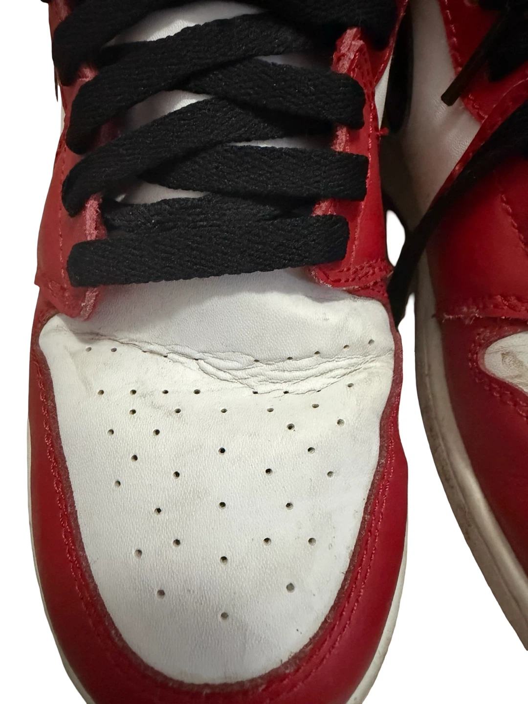 Air Jordan 1 Mid (GS) - Red/White/Black - Size 5.5Y - photo 5