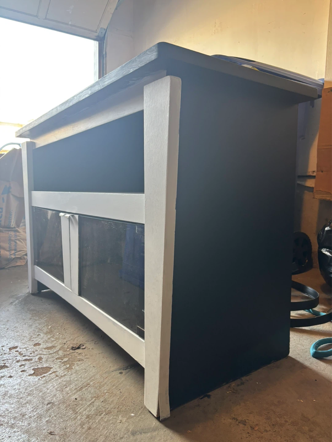 Black and White Media Console/ TV stand - photo 3