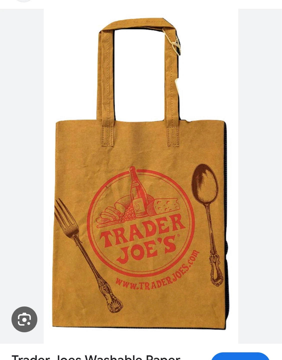 Trader Joe's Washable Paper Bag