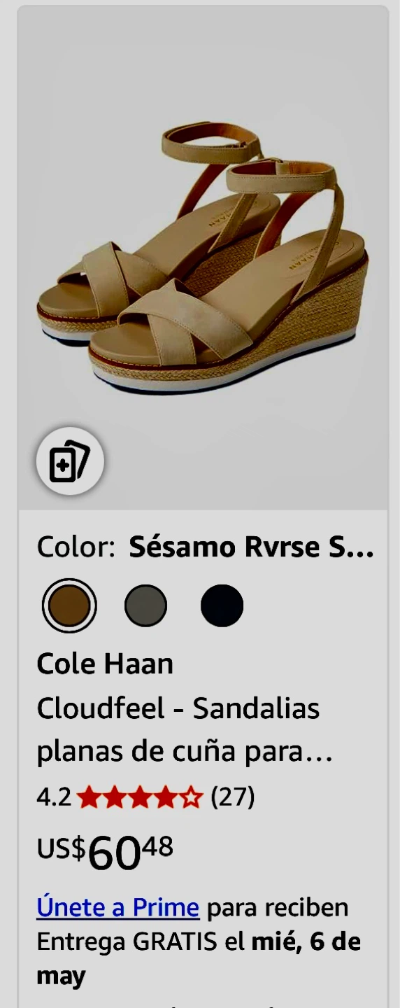 Cole Haan Cloudfeel Espadrille Wedge Sandals - photo 4