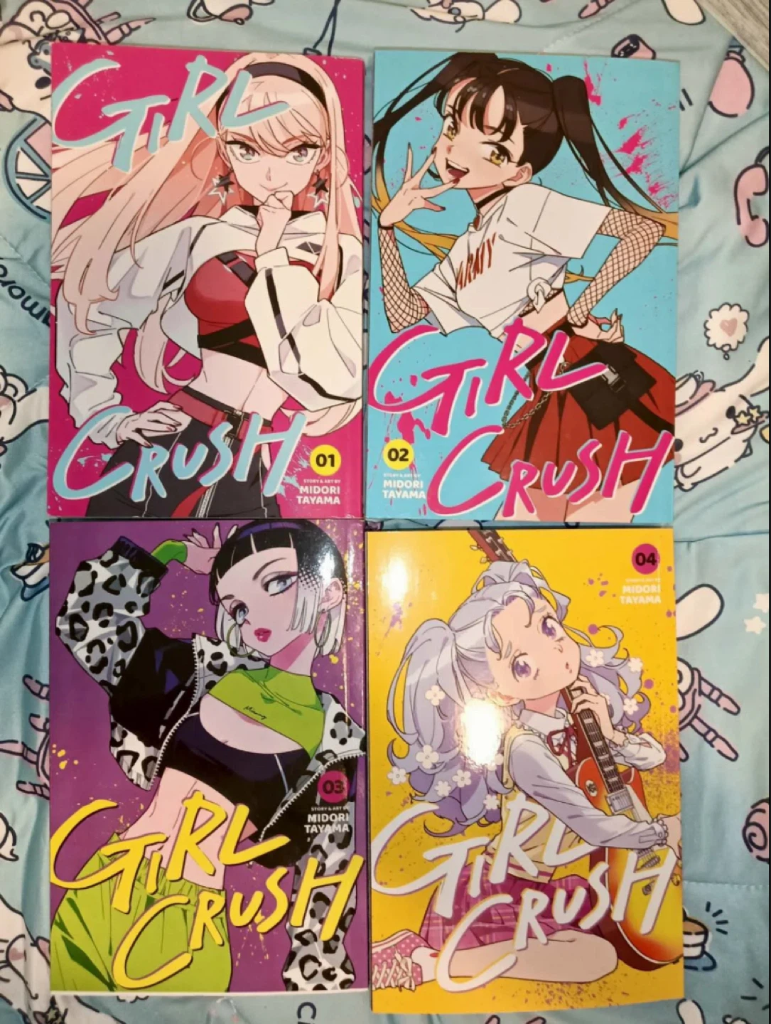 Girl Crush Manga Volumes 1-4