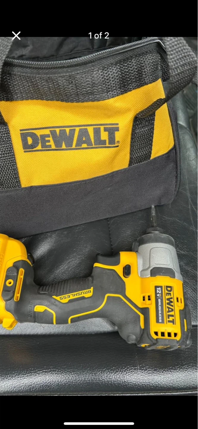 DeWalt 12V Brushless Impact Driver with Bag