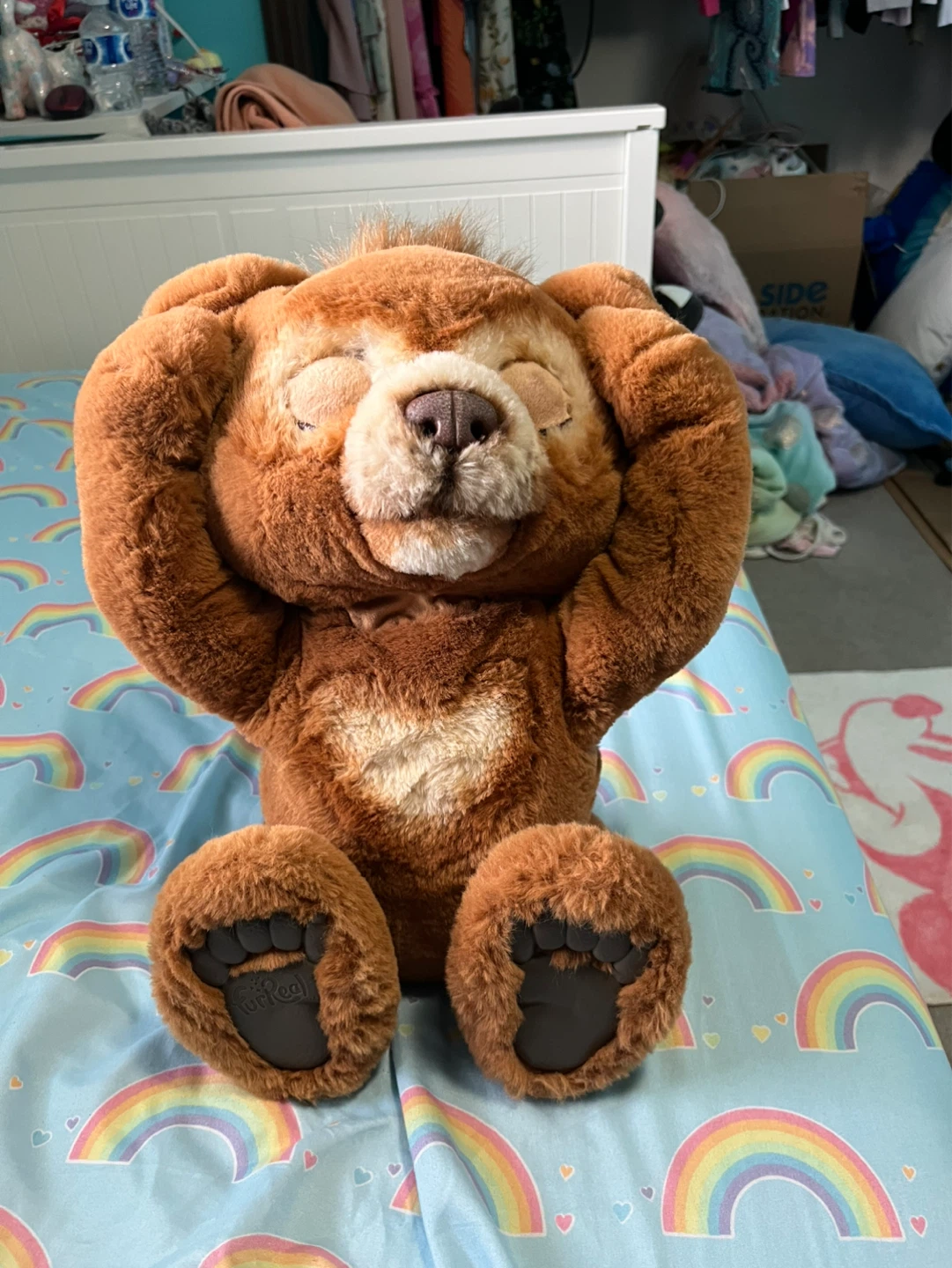 Cubby the curious bear from FurReal pets - photo 2