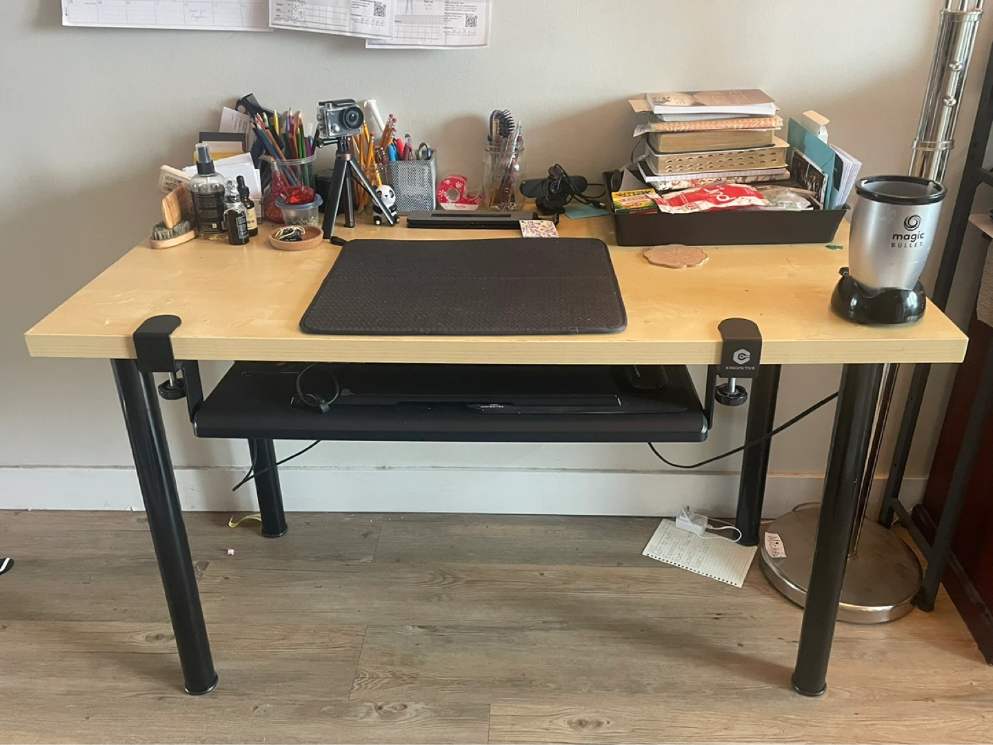 Moving Sale - Adjustable Crafting Desk with Keyboard Tray - photo 2