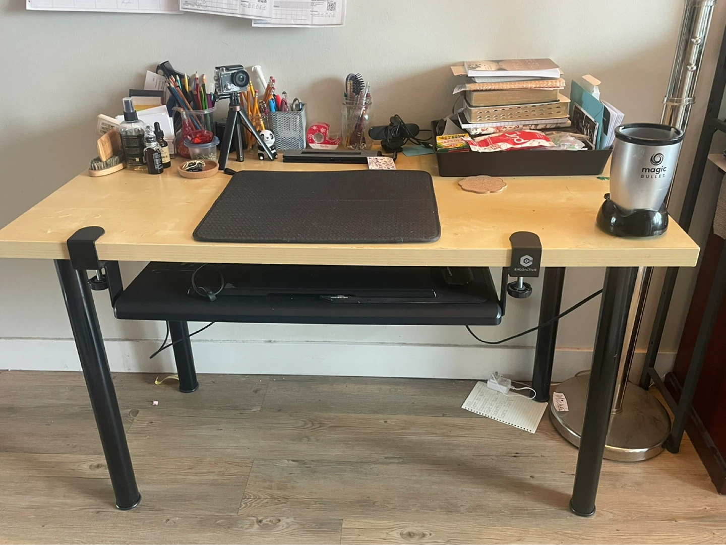 Moving Sale - Adjustable Crafting Desk with Keyboard Tray - photo 3