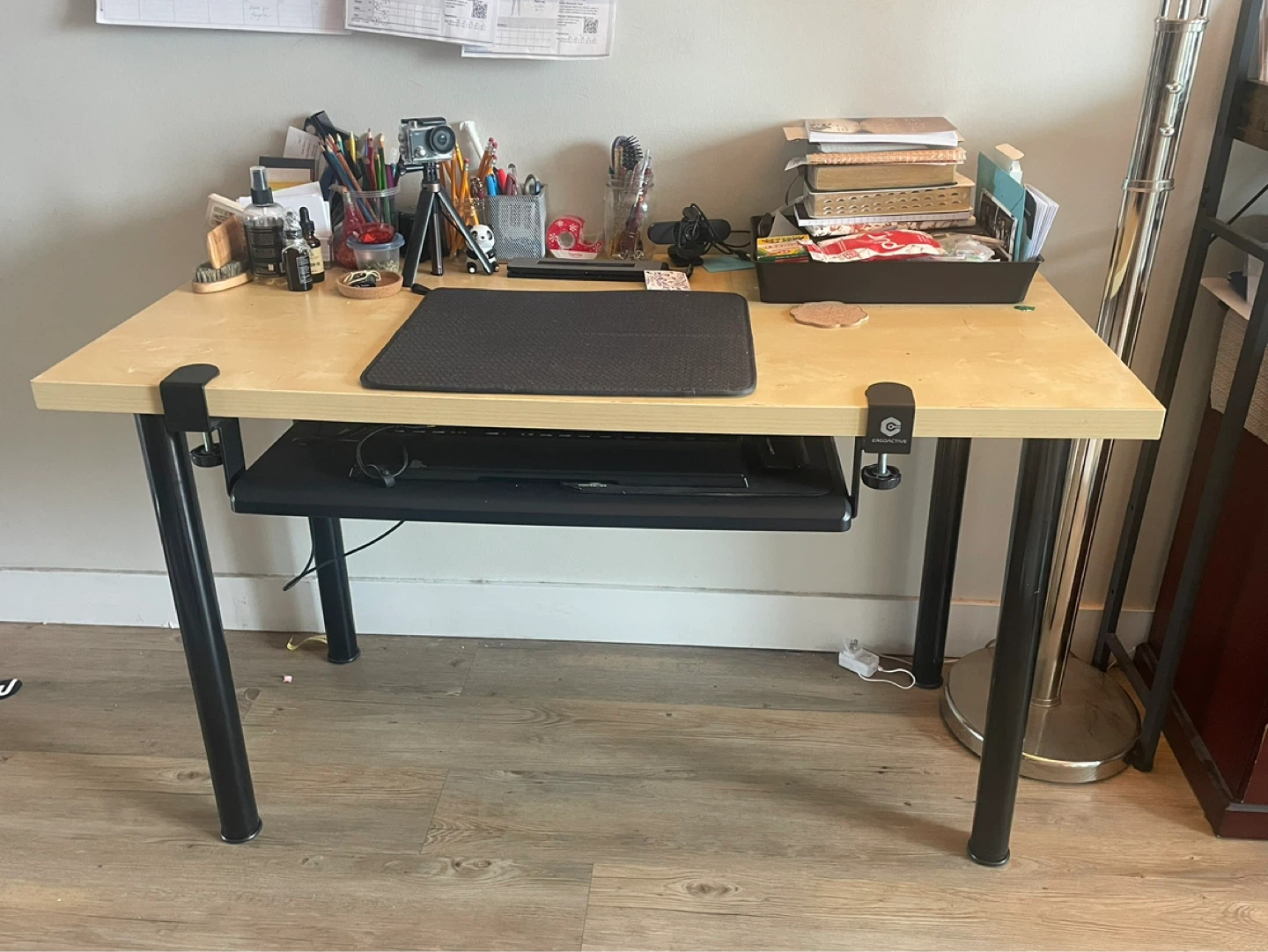 Moving Sale - Adjustable Crafting Desk with Keyboard Tray