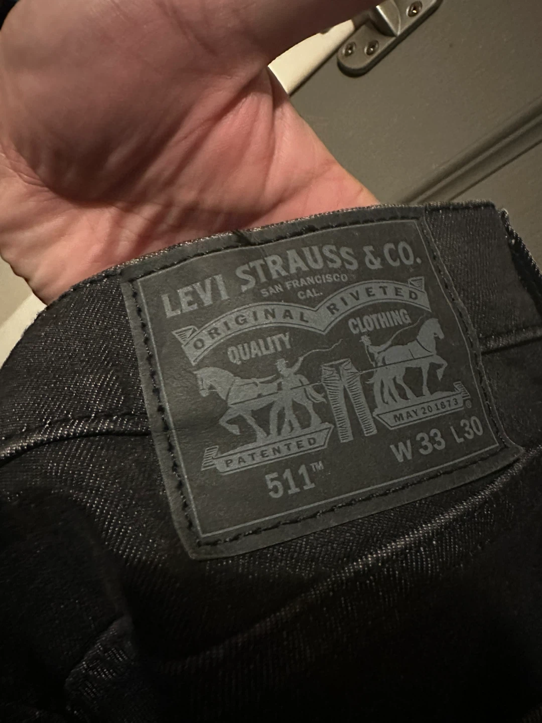 Levi's 511 Jeans W33 L30 Black Denim - photo 4