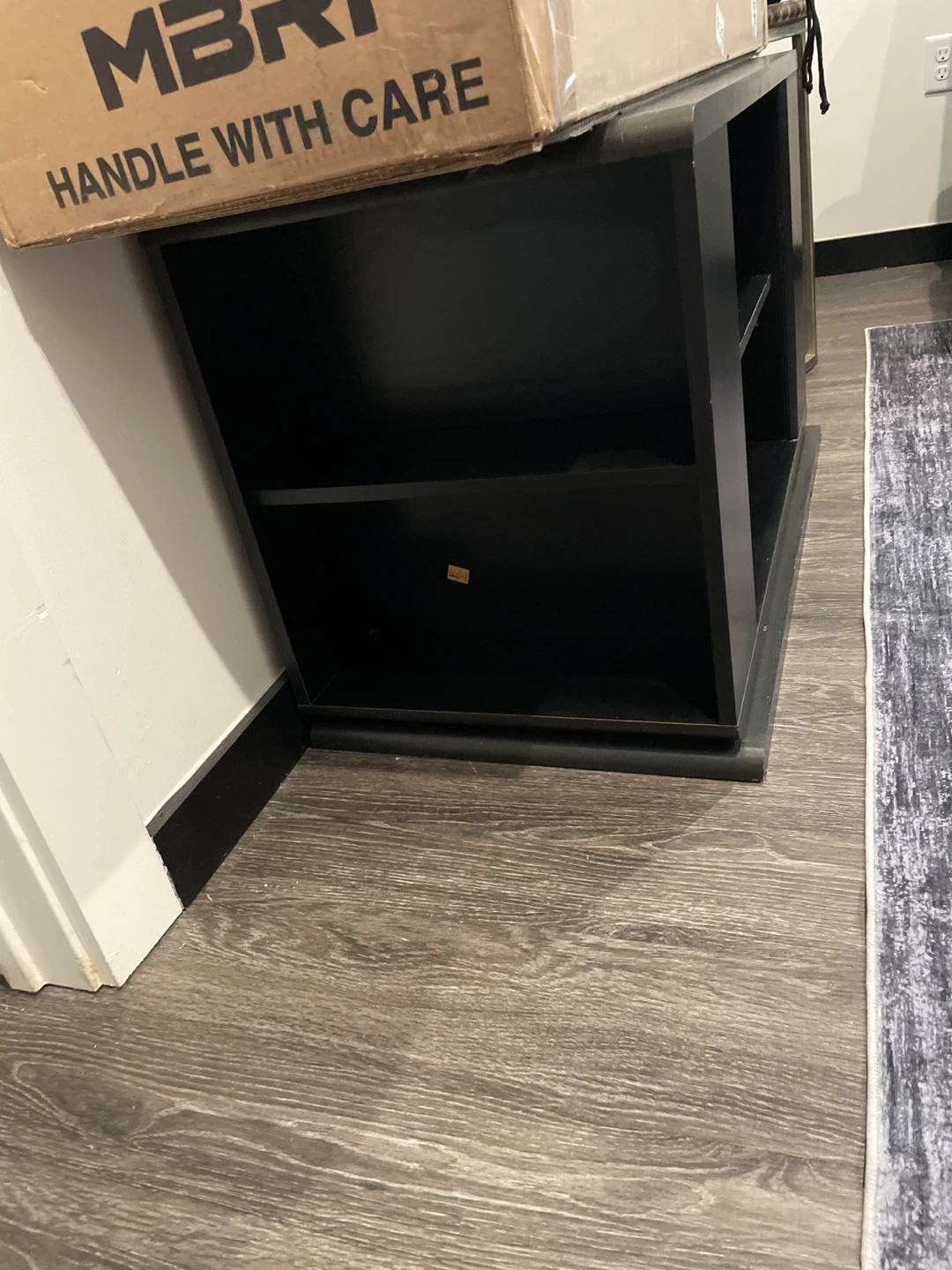 Black Media Console / Entertainment Stand - photo 2
