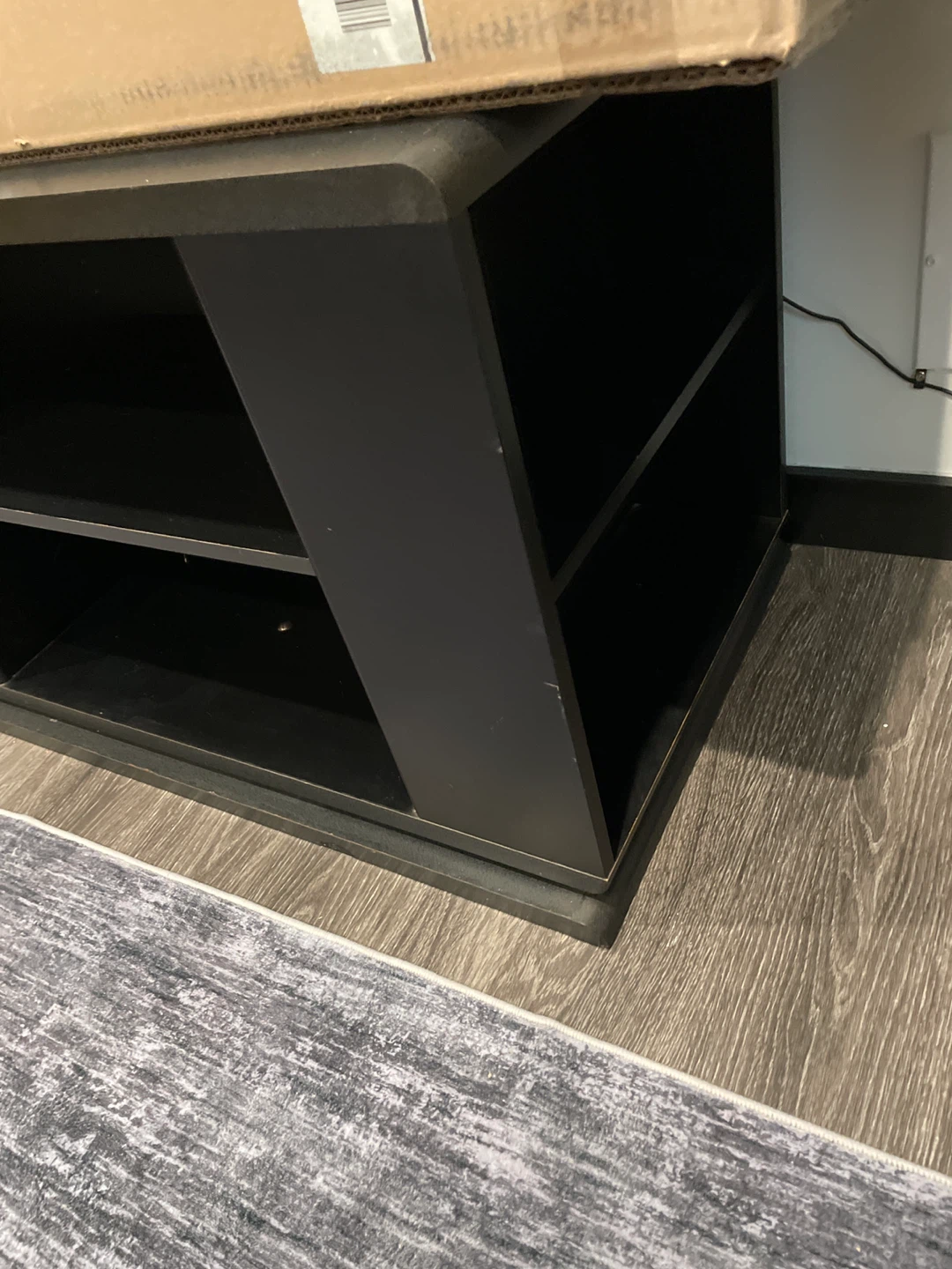 Black Media Console / Entertainment Stand - photo 3