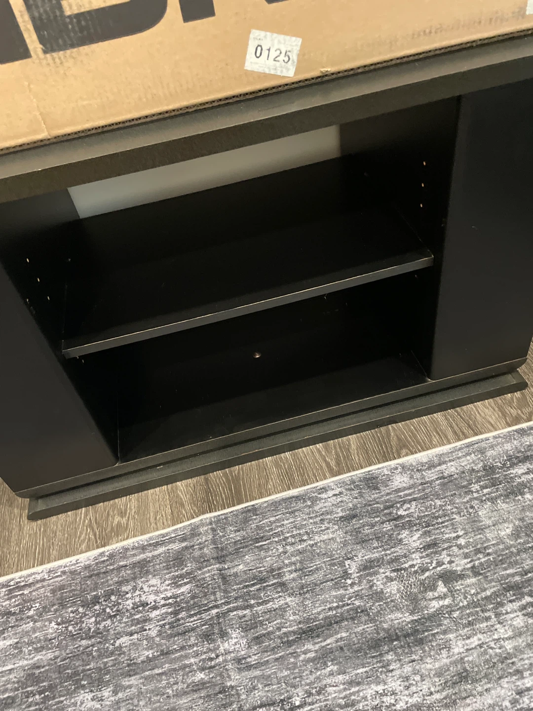Black Media Console / Entertainment Stand