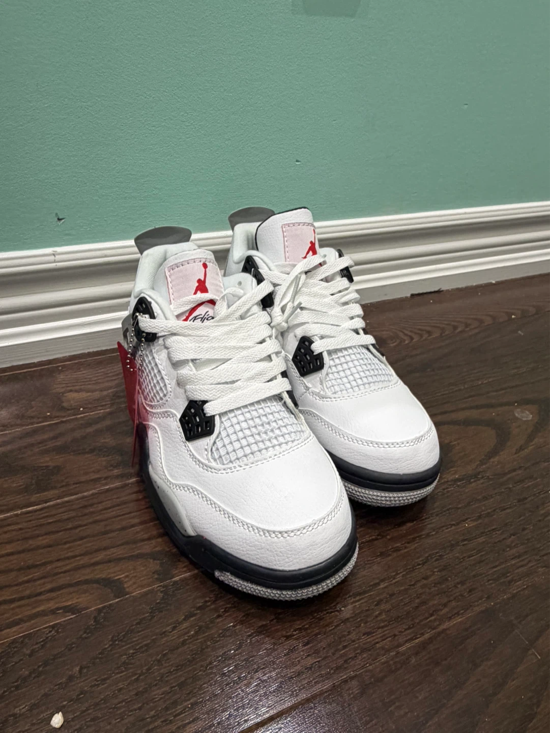 Air Jordan 4 Retro White Cement - photo 2