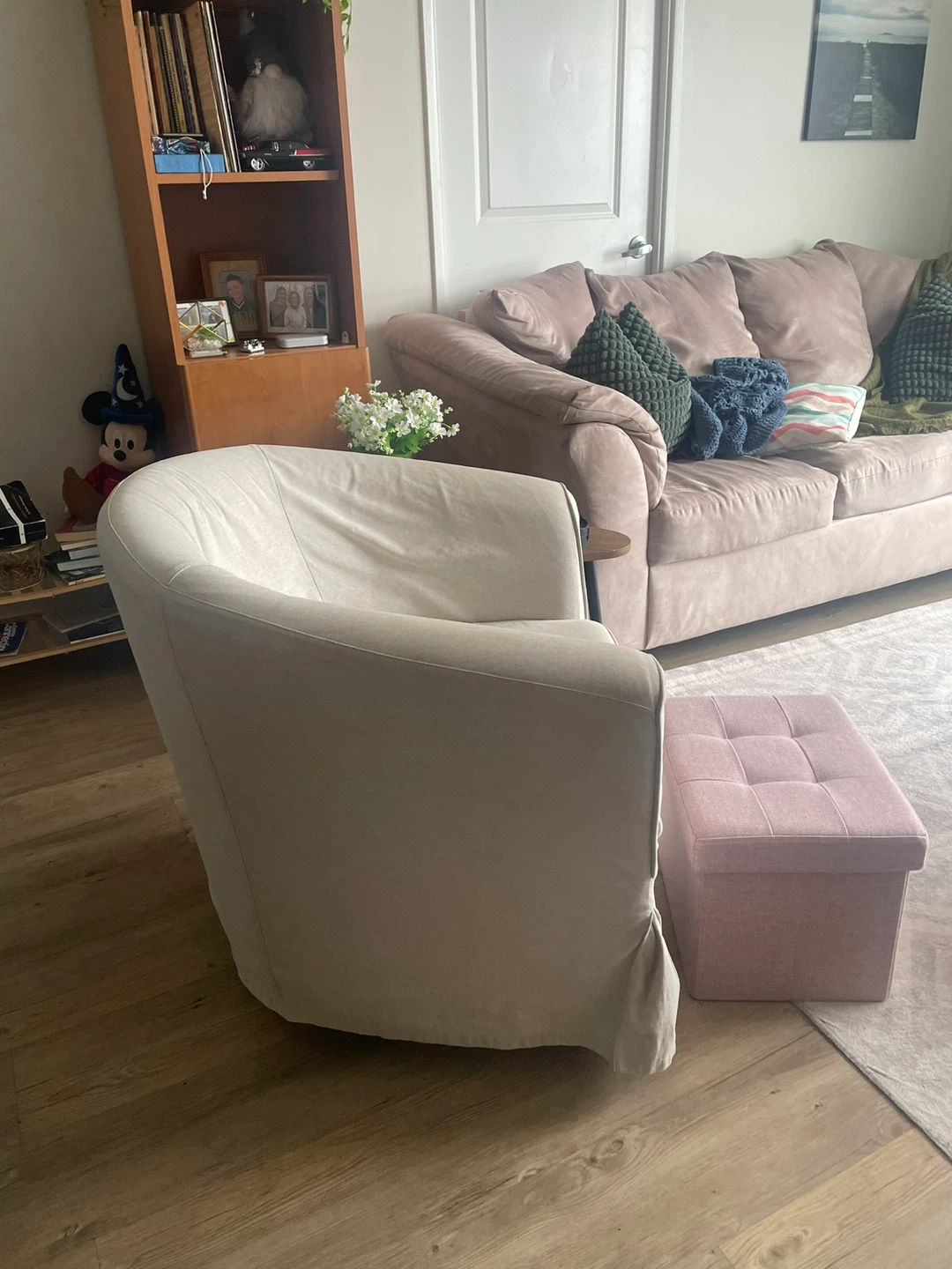 Moving Sale - Cream Accent Chair - photo 2