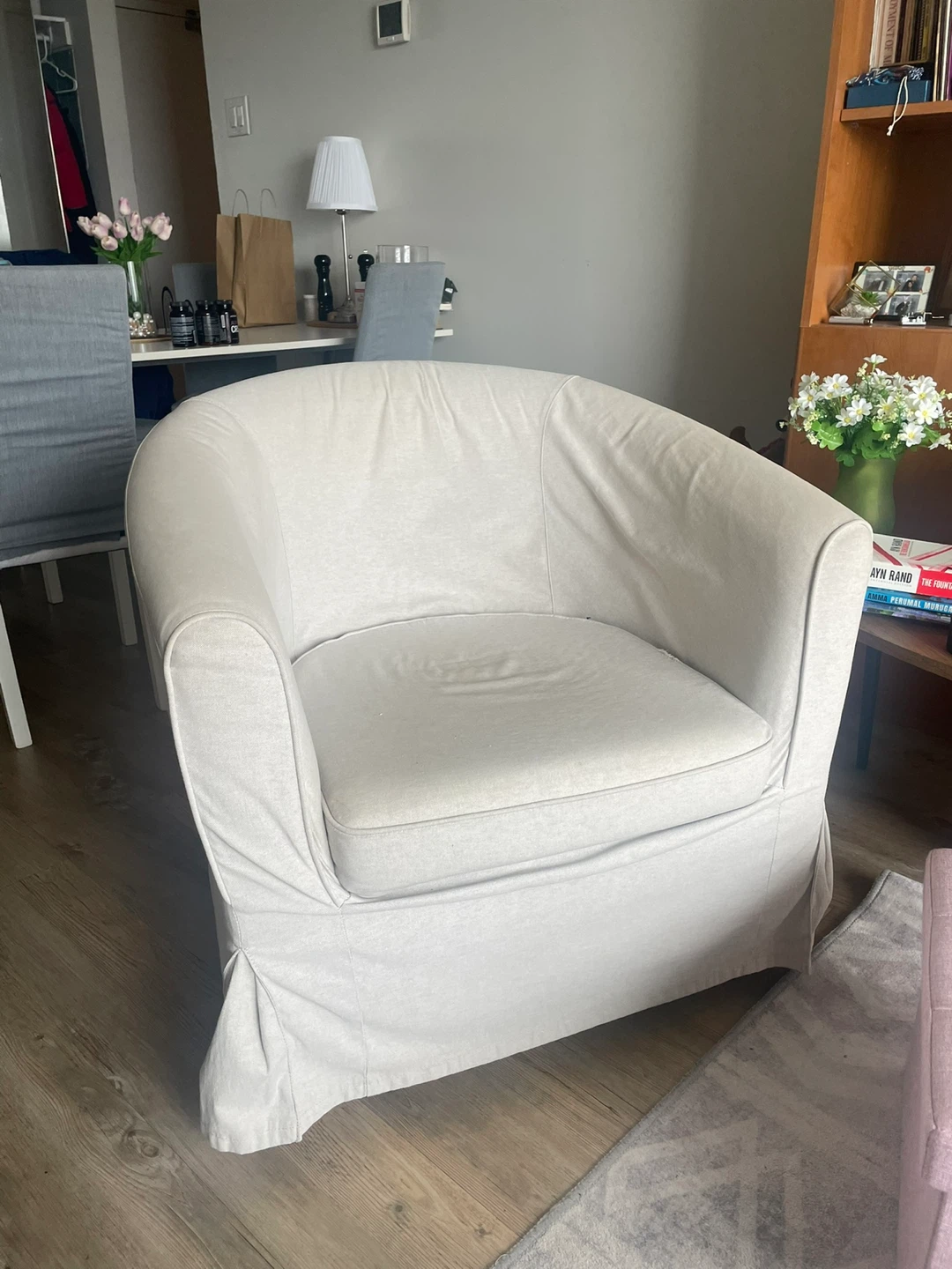 Moving Sale - Cream Accent Chair - photo 3