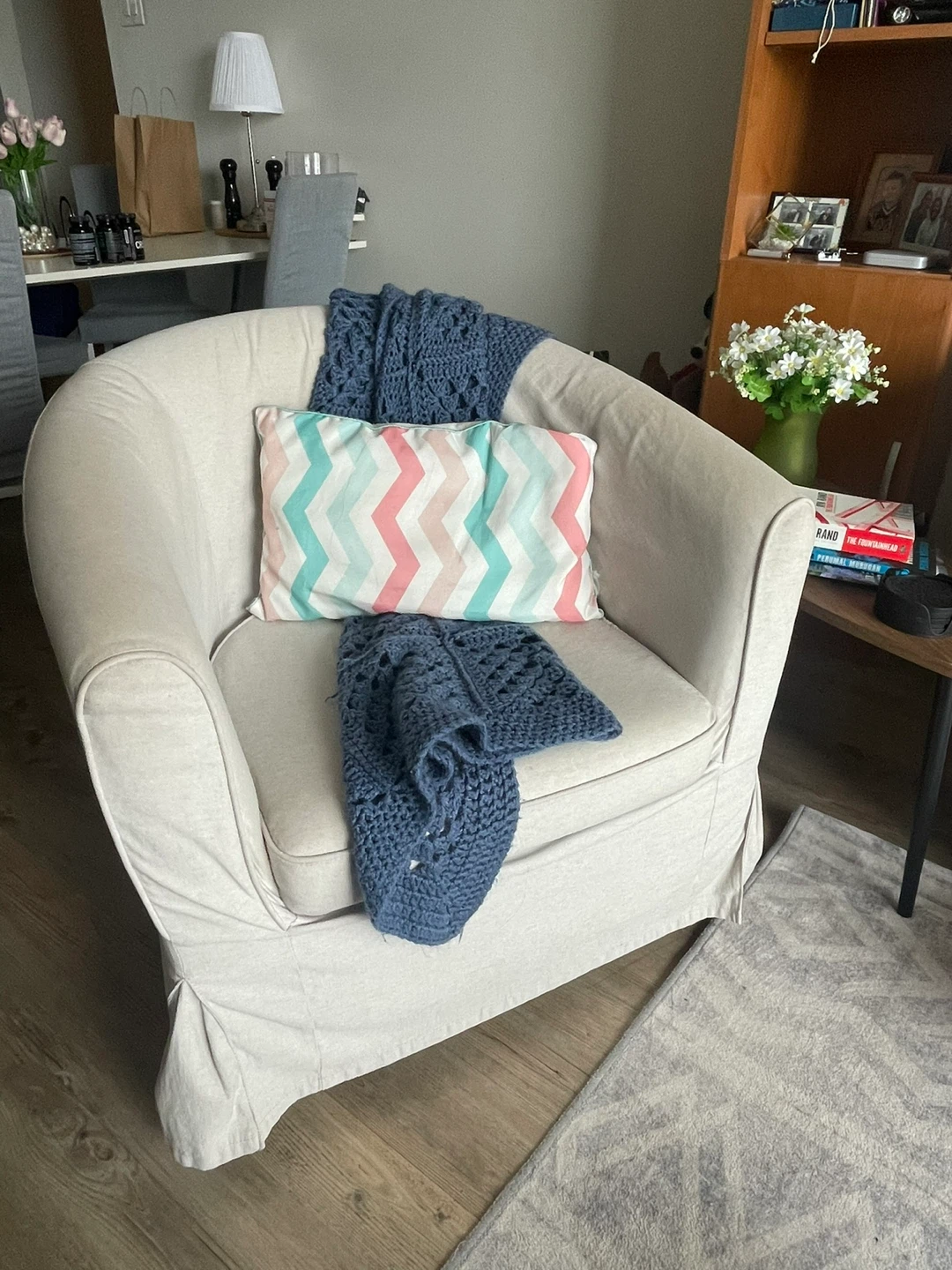 Moving Sale - Cream Accent Chair