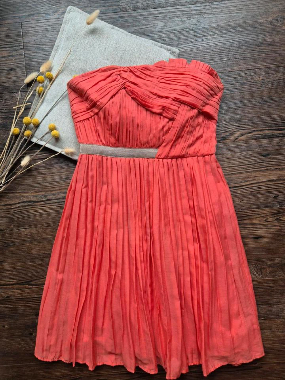 Mango asymmetrical pleated dress size 4 - photo 4